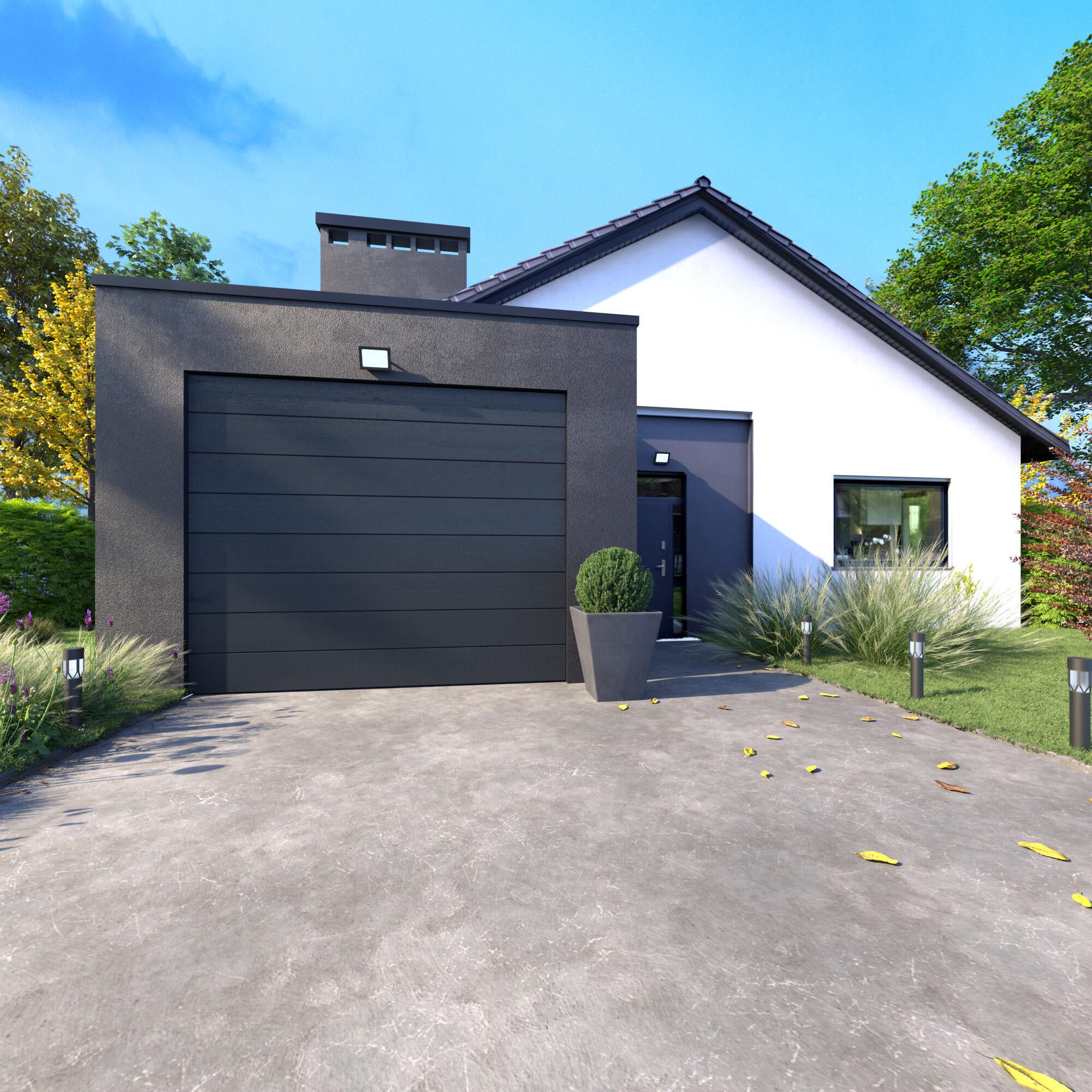 Baliza solar exterior Pedion 10lm IP44 antracite Inspire - 4