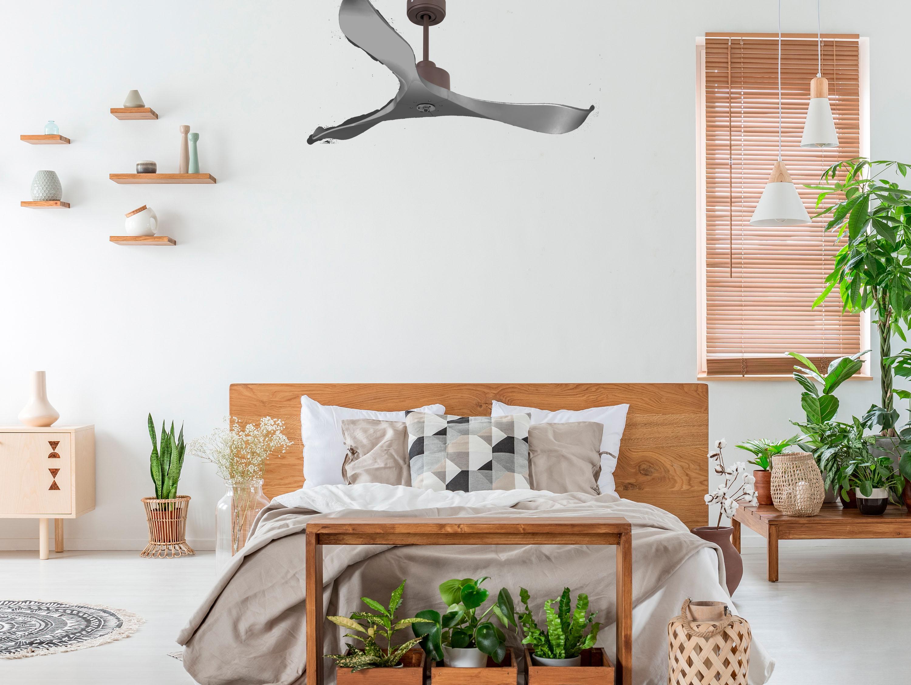 Ventilador de techo con luz motor dc canada klassfan blanco 132 cm