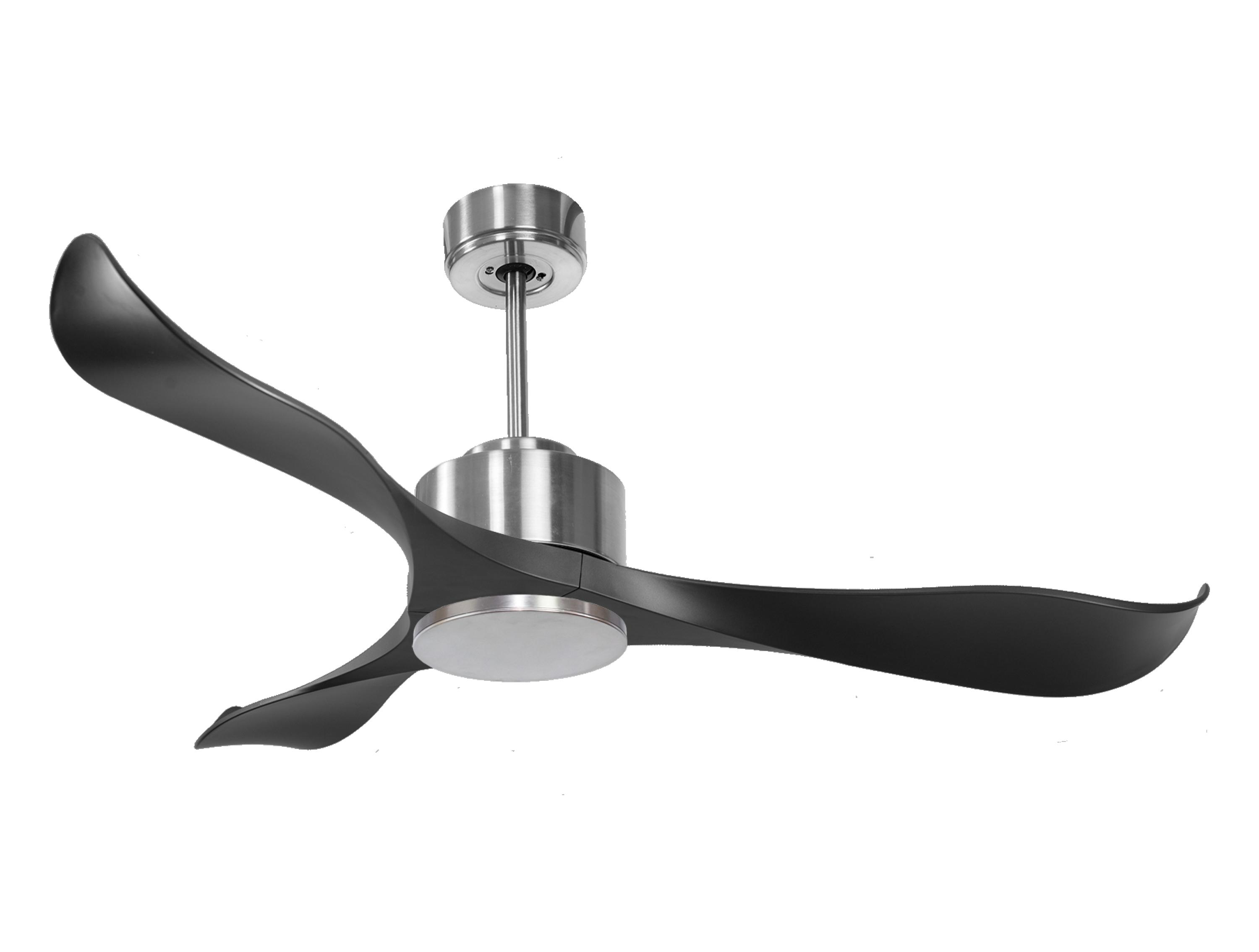 Ventilador de techo sin luz motor dc canada d132 01 17 klassfan negro 132 cm