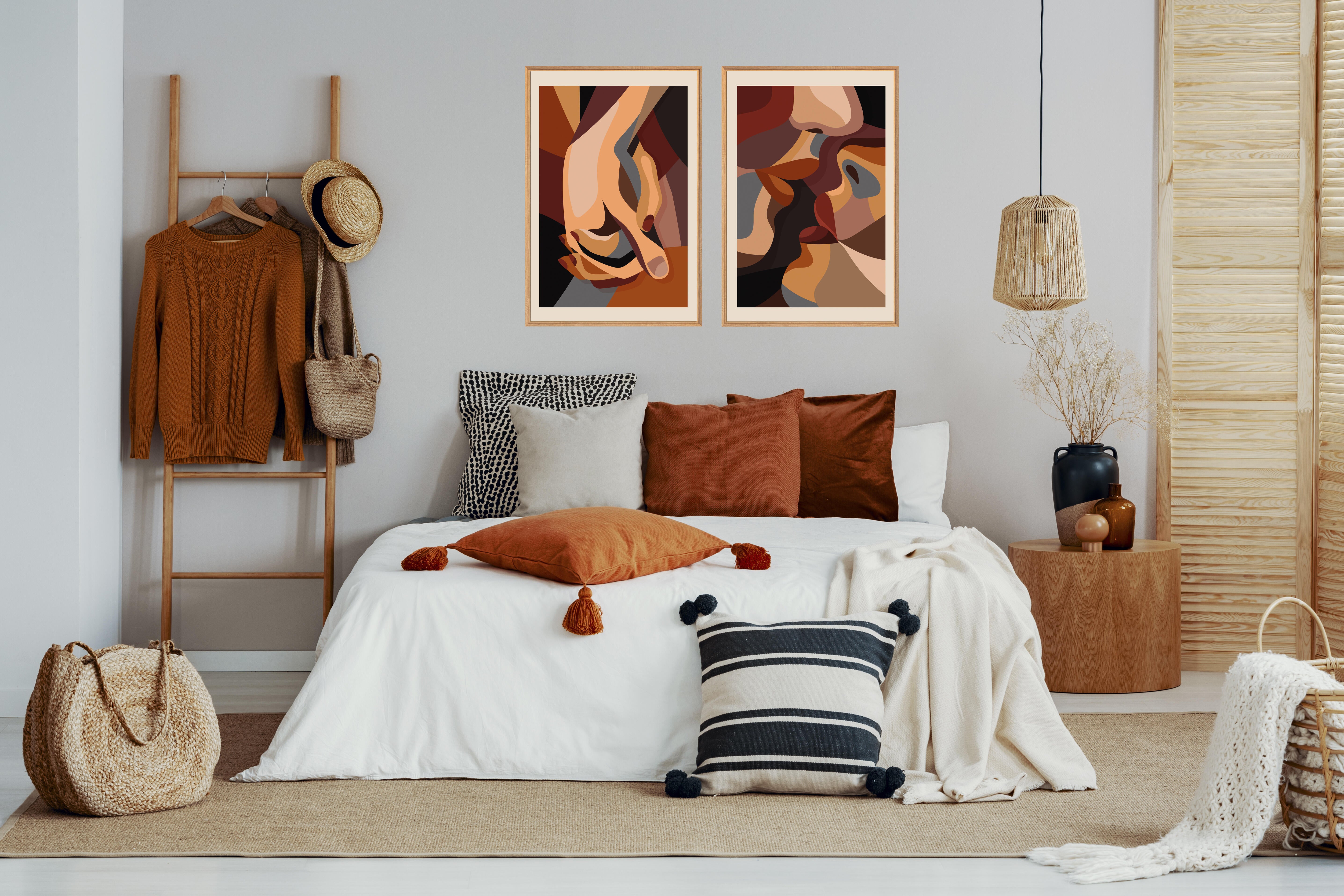 Image encadrée Visages CEANOTHE l.65 x H.97 cm - 2