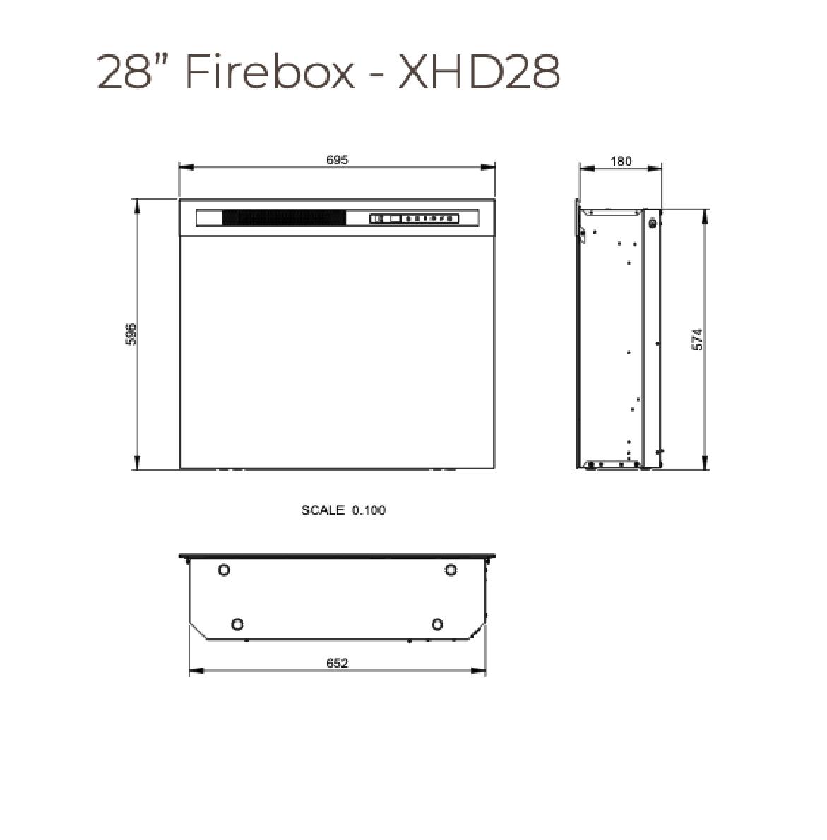 Chimenea electrica insertable DIMPLEX XHD28 - 10