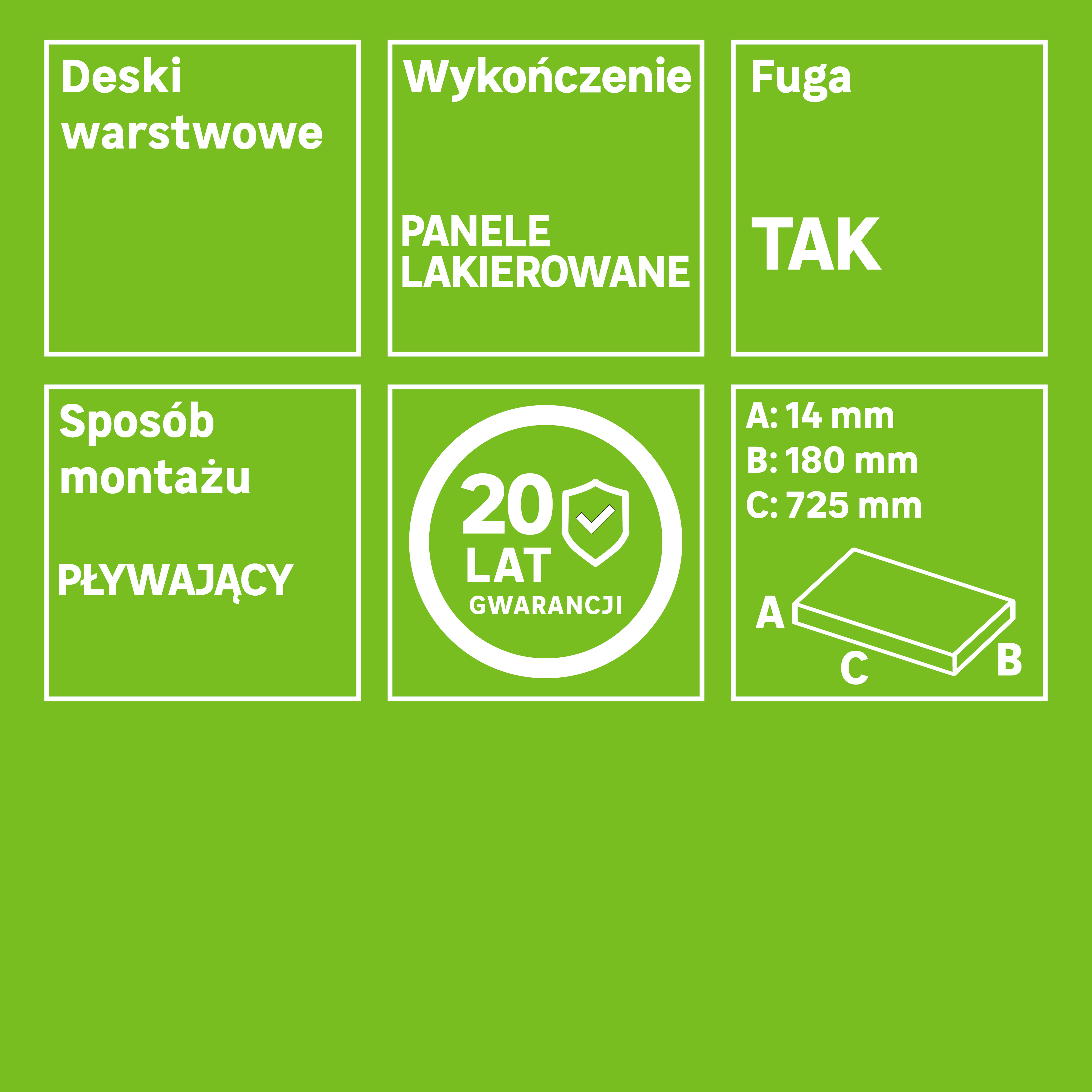 Podłoga drewniana deska trójwarstwowa Dąb natur Country 1-lamelowa Barlinek - 9