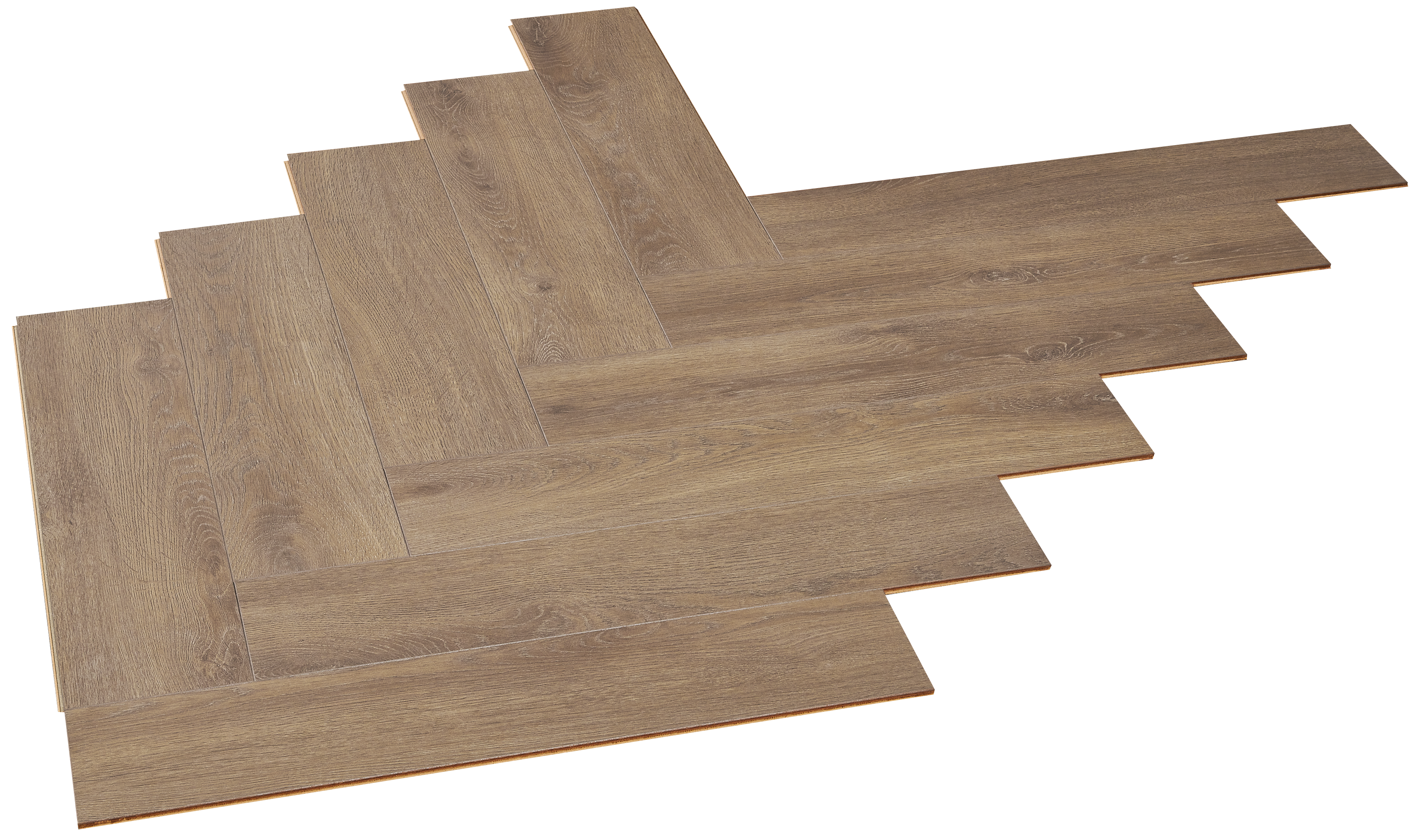 Panele podłogowe laminowane wodoodporne jodełka klasyczna AC5 8 mm Alsapan Bolero 508 struktura naturalnego drewna - 10