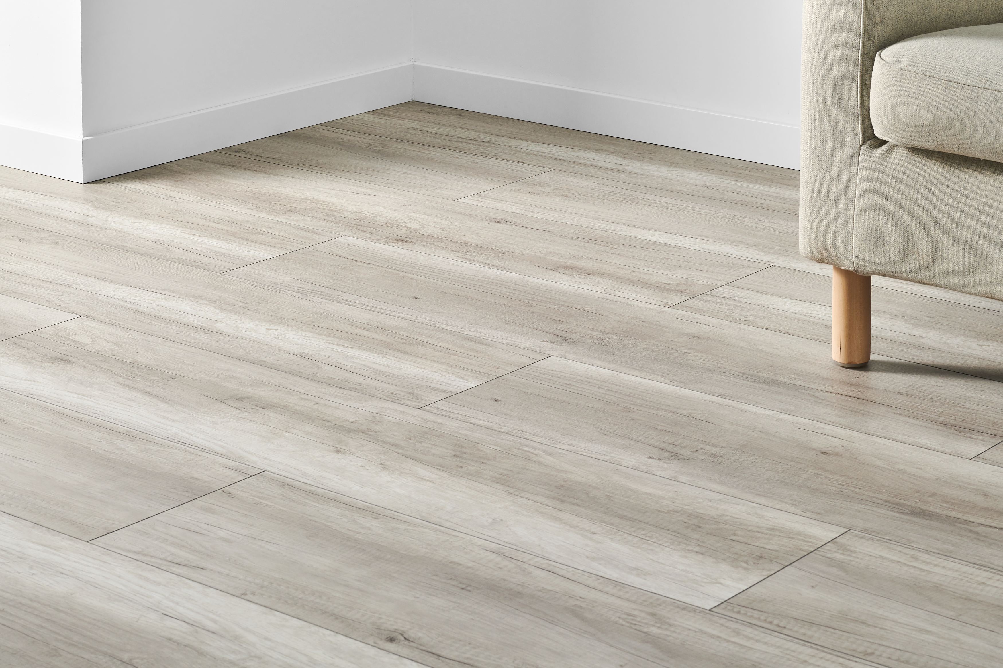 Panele podłogowe laminowane wodoodporne AC5 8 mm Classen Dąb Selma XL szare drewno - 2