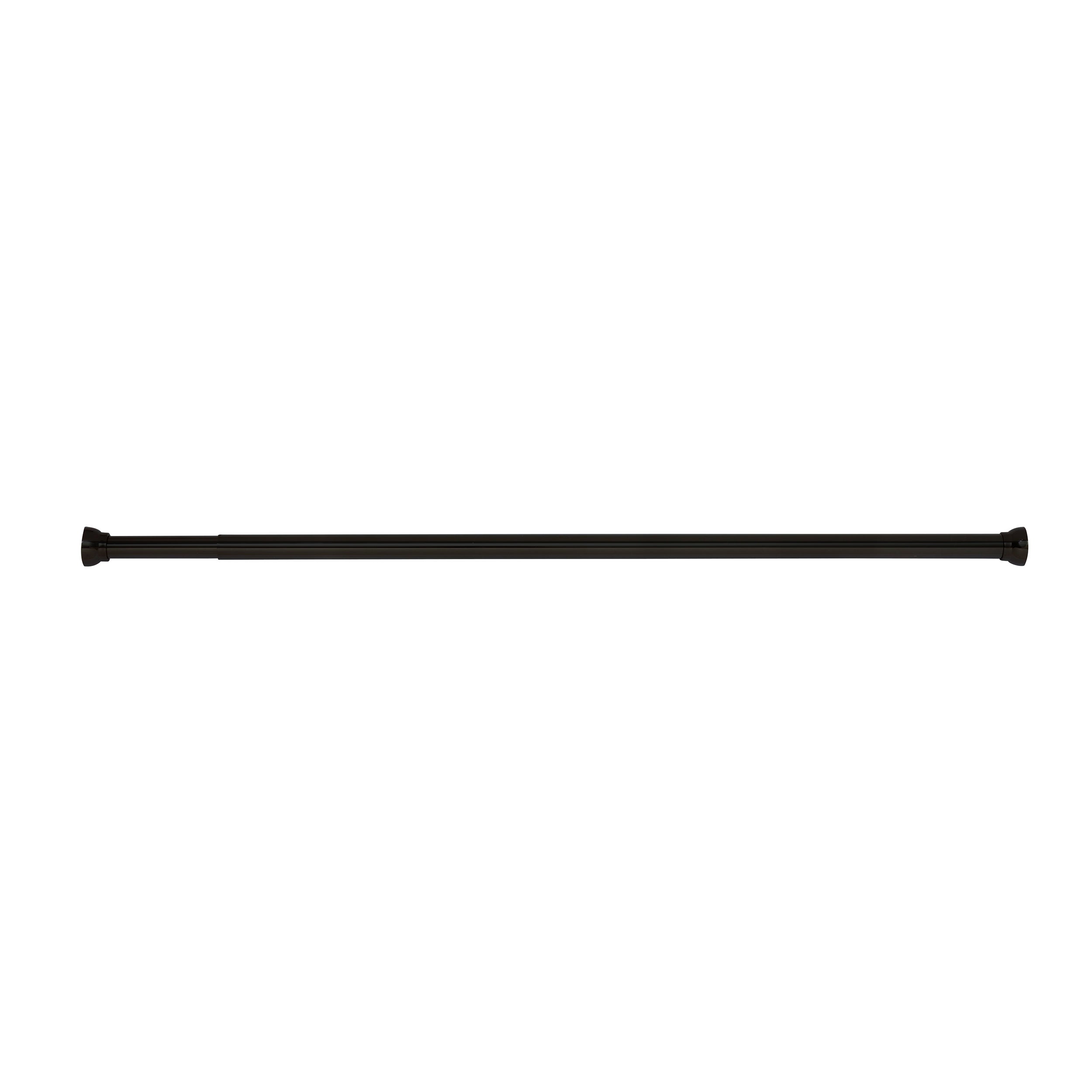 Barra de cortina ducha negro mate 220 cm