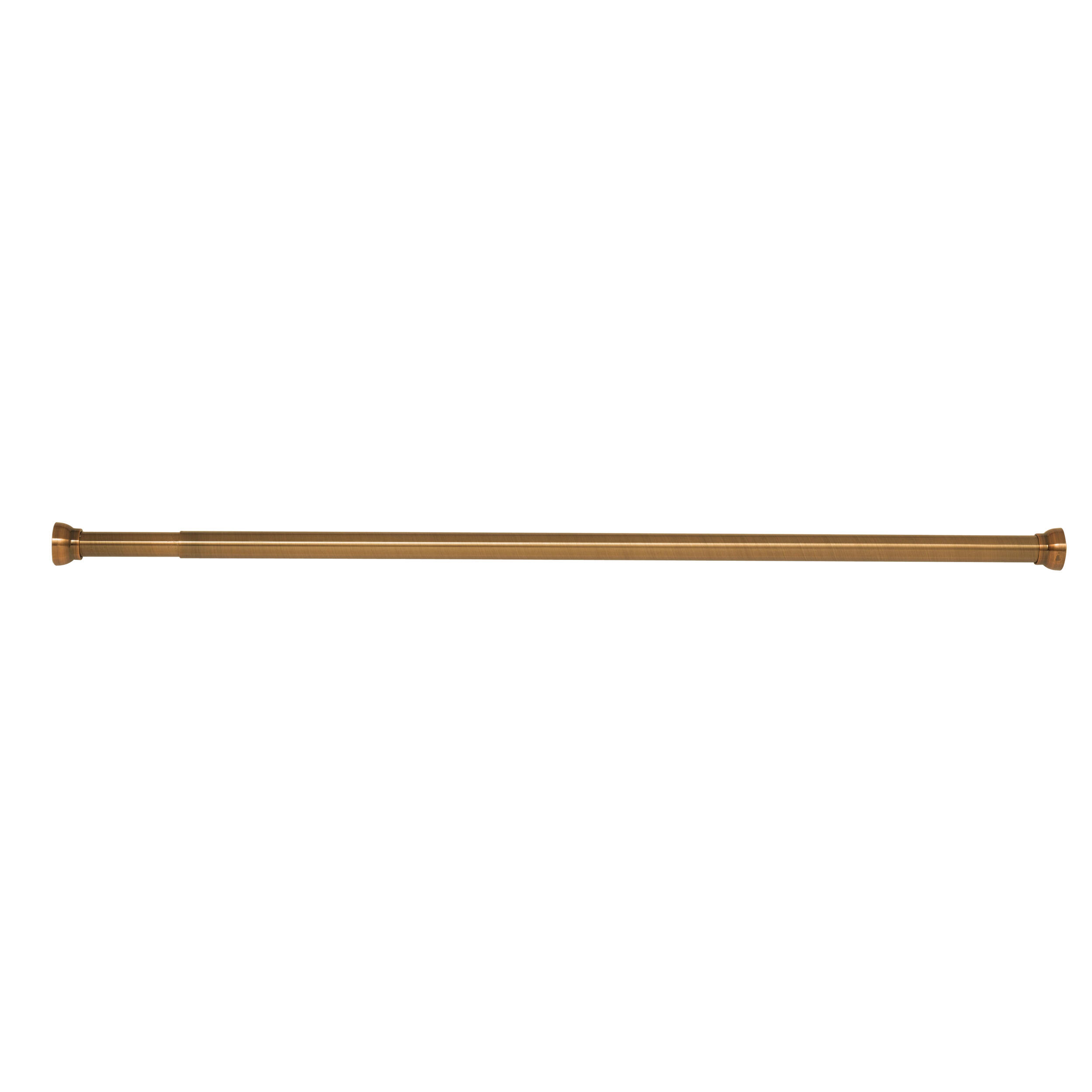 Barra de cortina ducha amarillo / dorado brillante 220 cm
