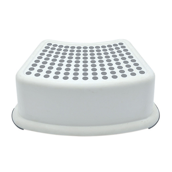 Taburete/alzador infantil de baño blanco 31x14 cm