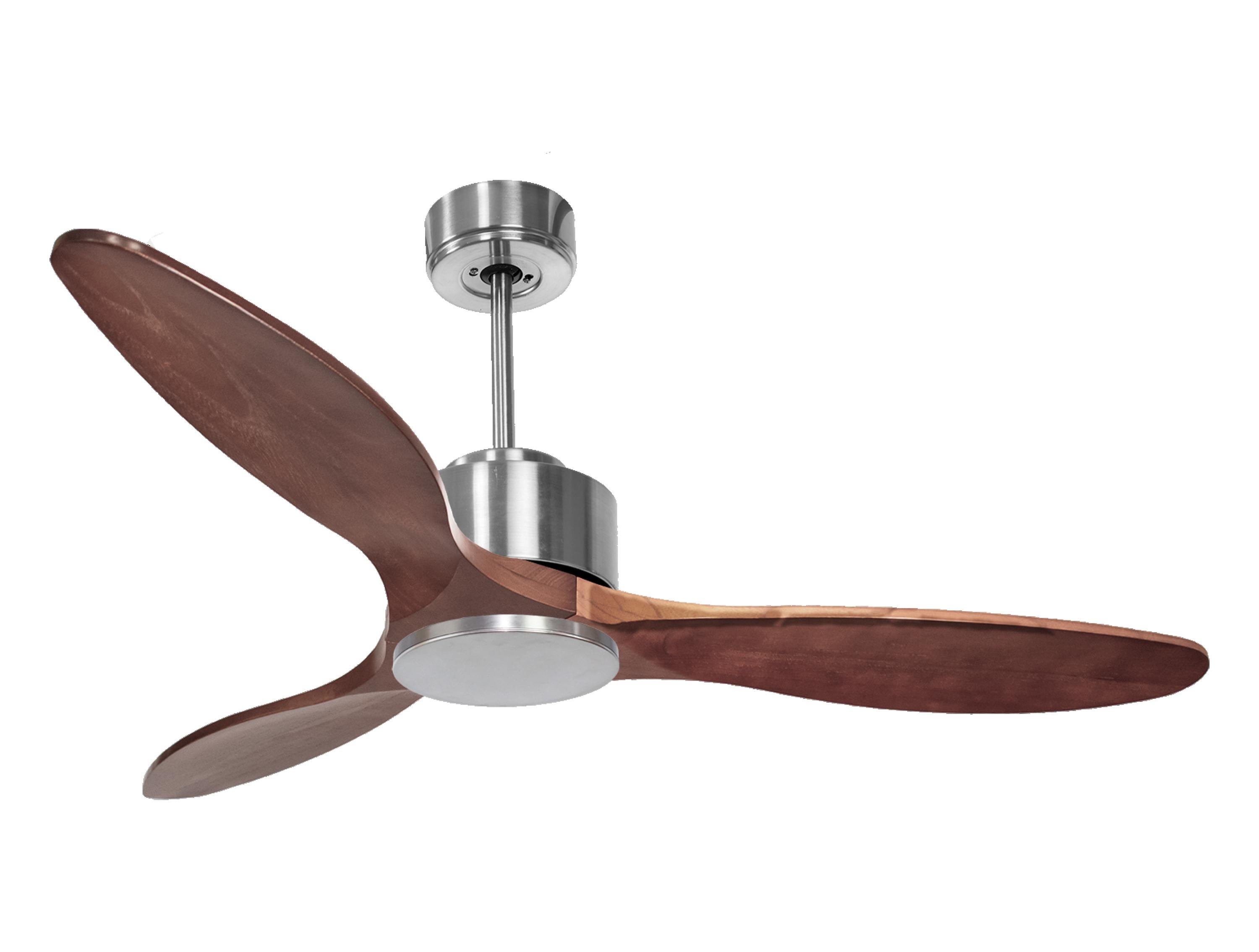 Ventilador de techo sin luz motor dc lima d132 05 17 purline plata 132 cm