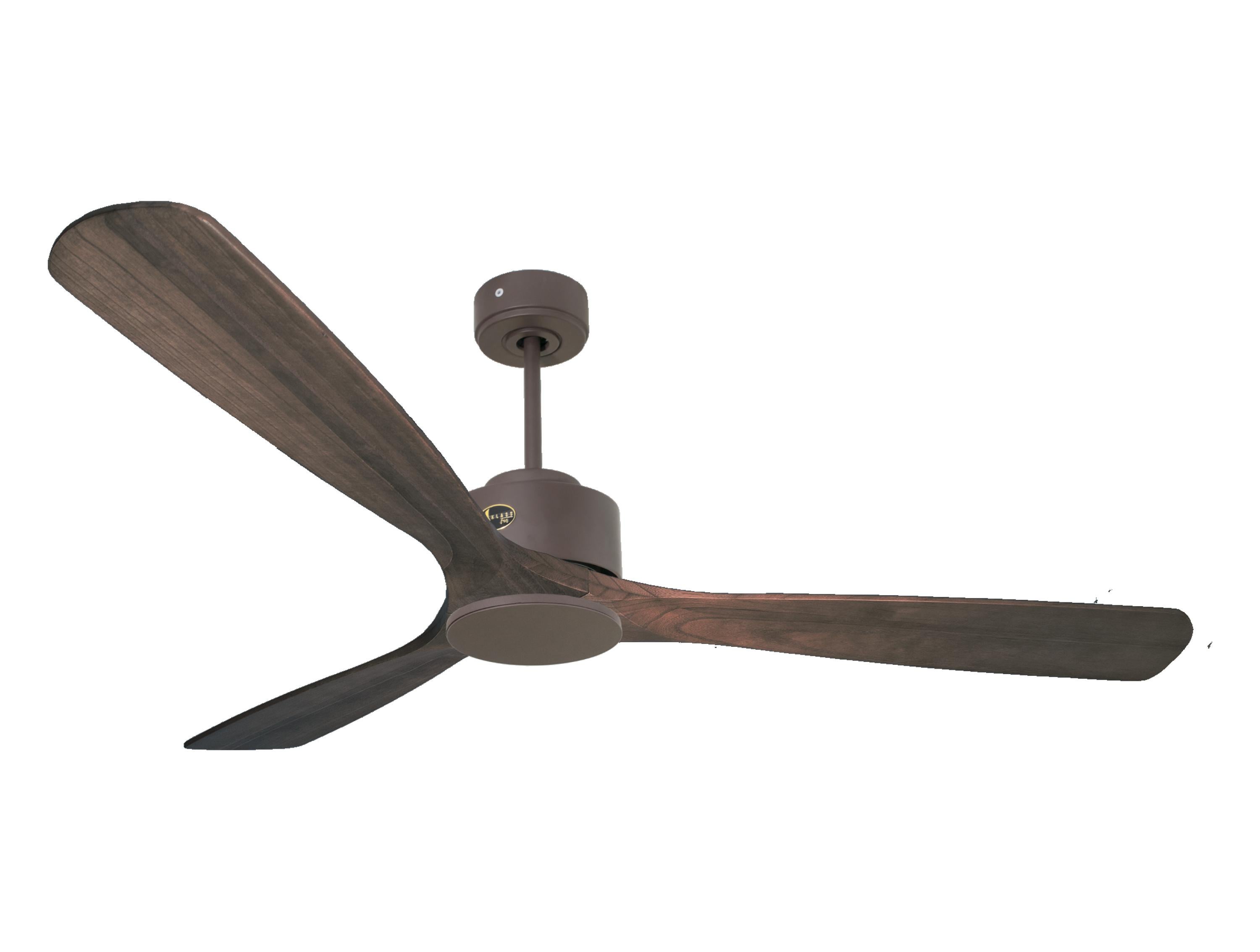 Ventilador de techo sin luz motor dc zafiro d 04 14 klassfan marrón 166 cm