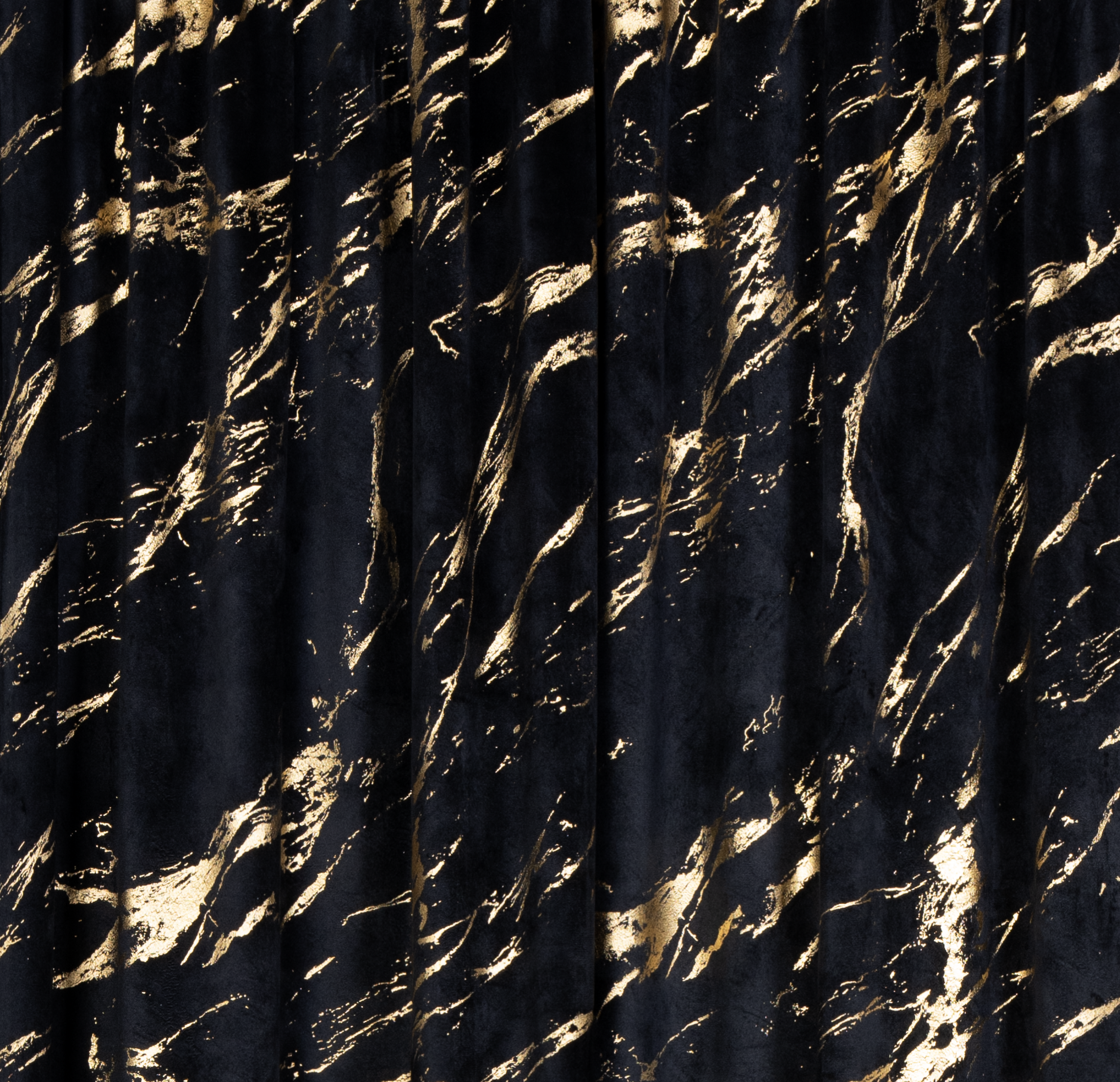 Zasłona Storm czarno-złota 140 x 260 cm na taśmie - 5