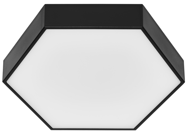 Plafon Gunza czarny śr. 25 cm 1700 lm IP44 LED Inspire