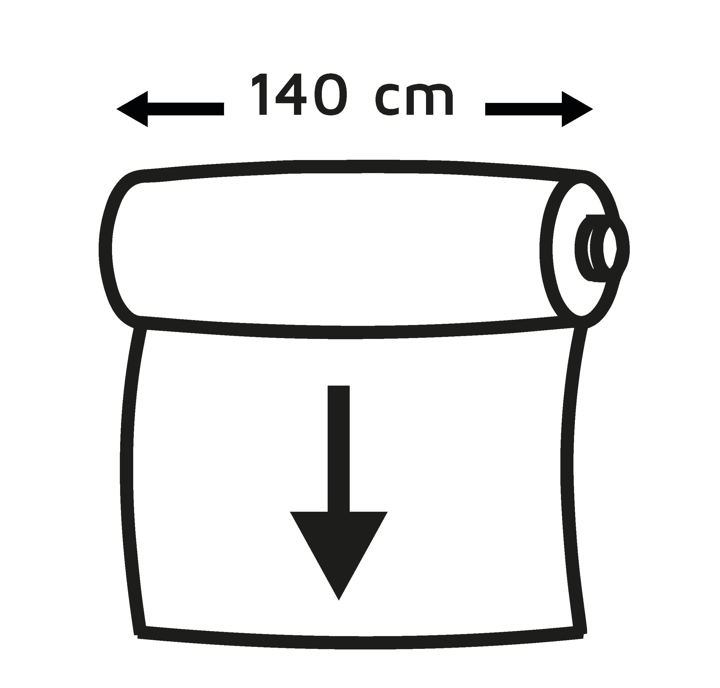 Tela al corte tapicería canalé Butterfly verde ancho 140 cm - 2