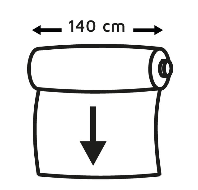 Tela al corte apta para tapicería opaca pvc imitación piel Cannes chocolate ancho 140 cm 