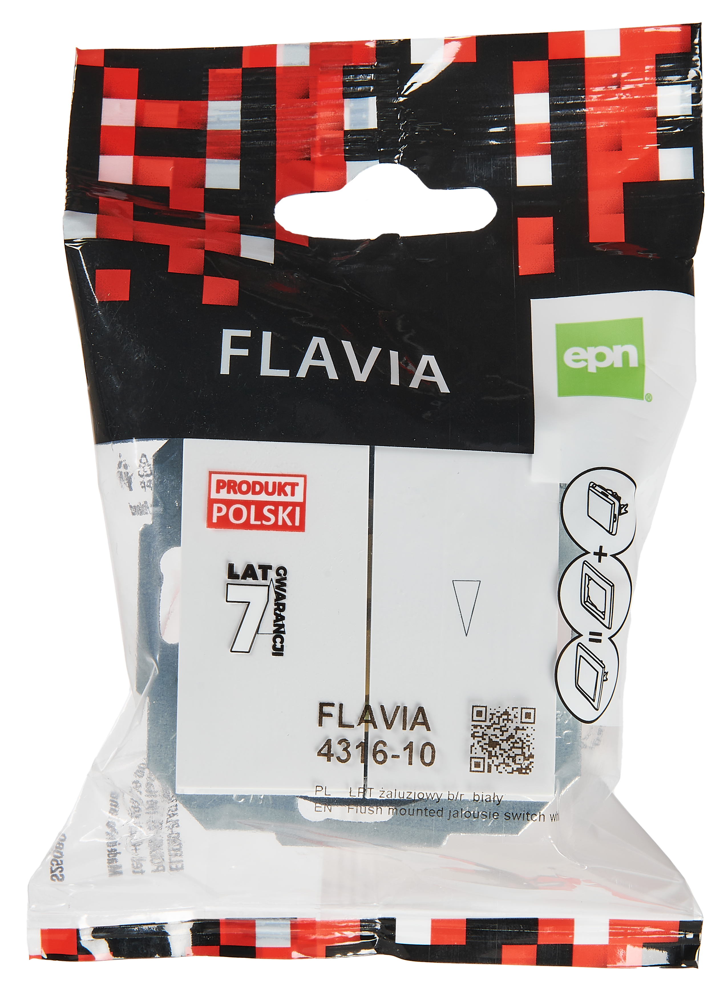 Włącznik żaluzjowy Biały FLAVIA ELEKTRO-PLAST - 4