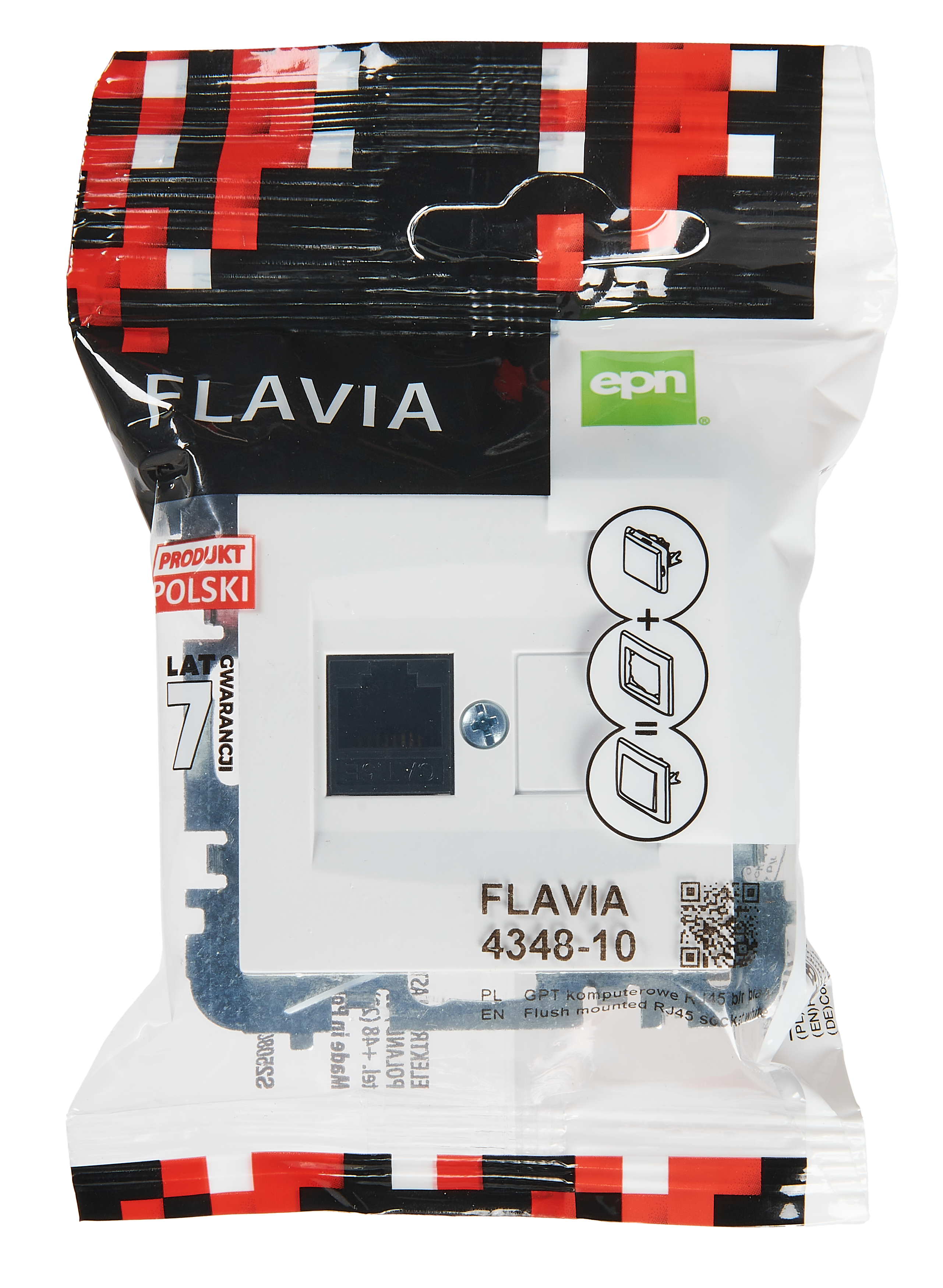 Gniazdo komputerowe Biały FLAVIA ELEKTRO-PLAST - 4