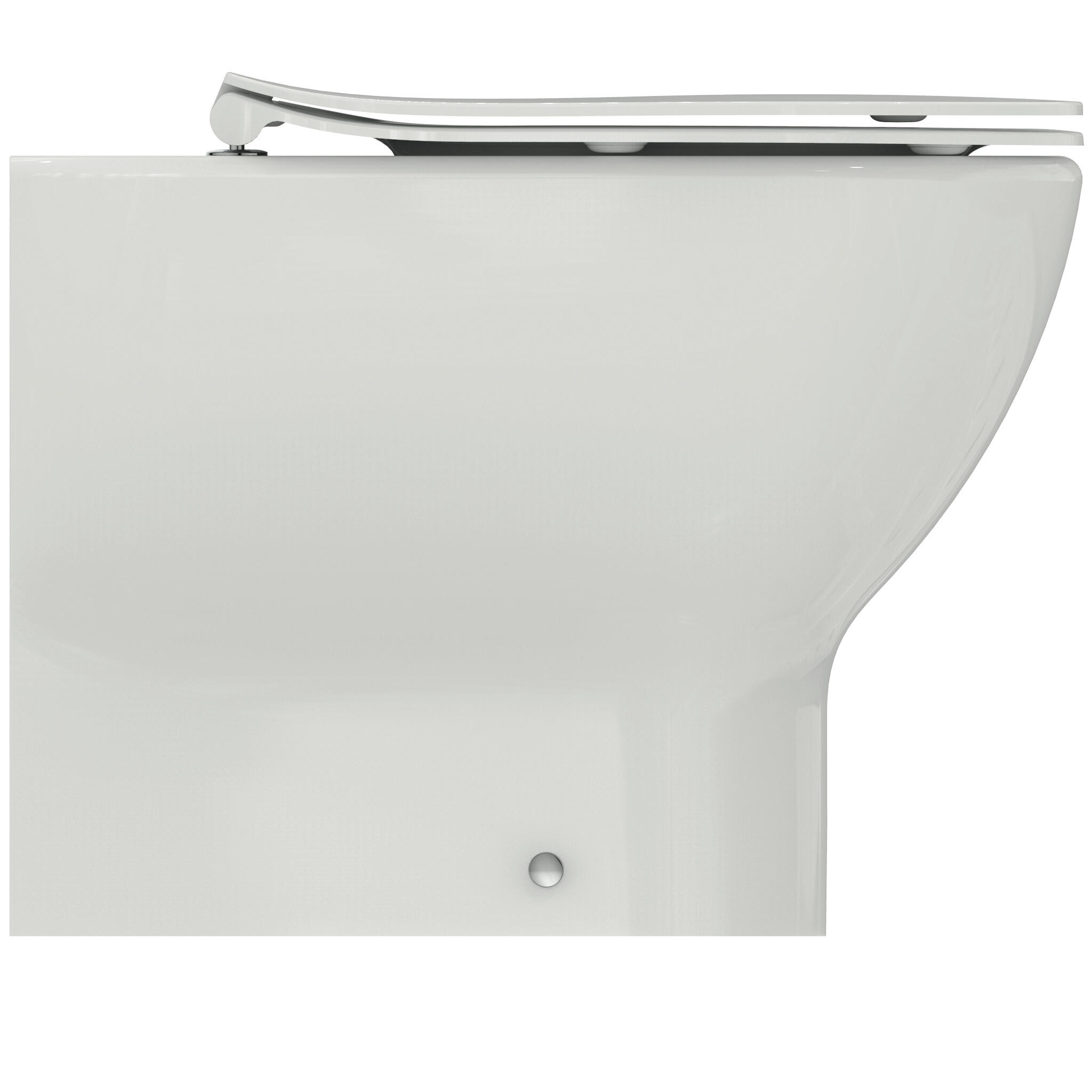 Taza WC tanque alto  IDEAL STANDARD Idealmood  con tapa amortiguada blanco - 5