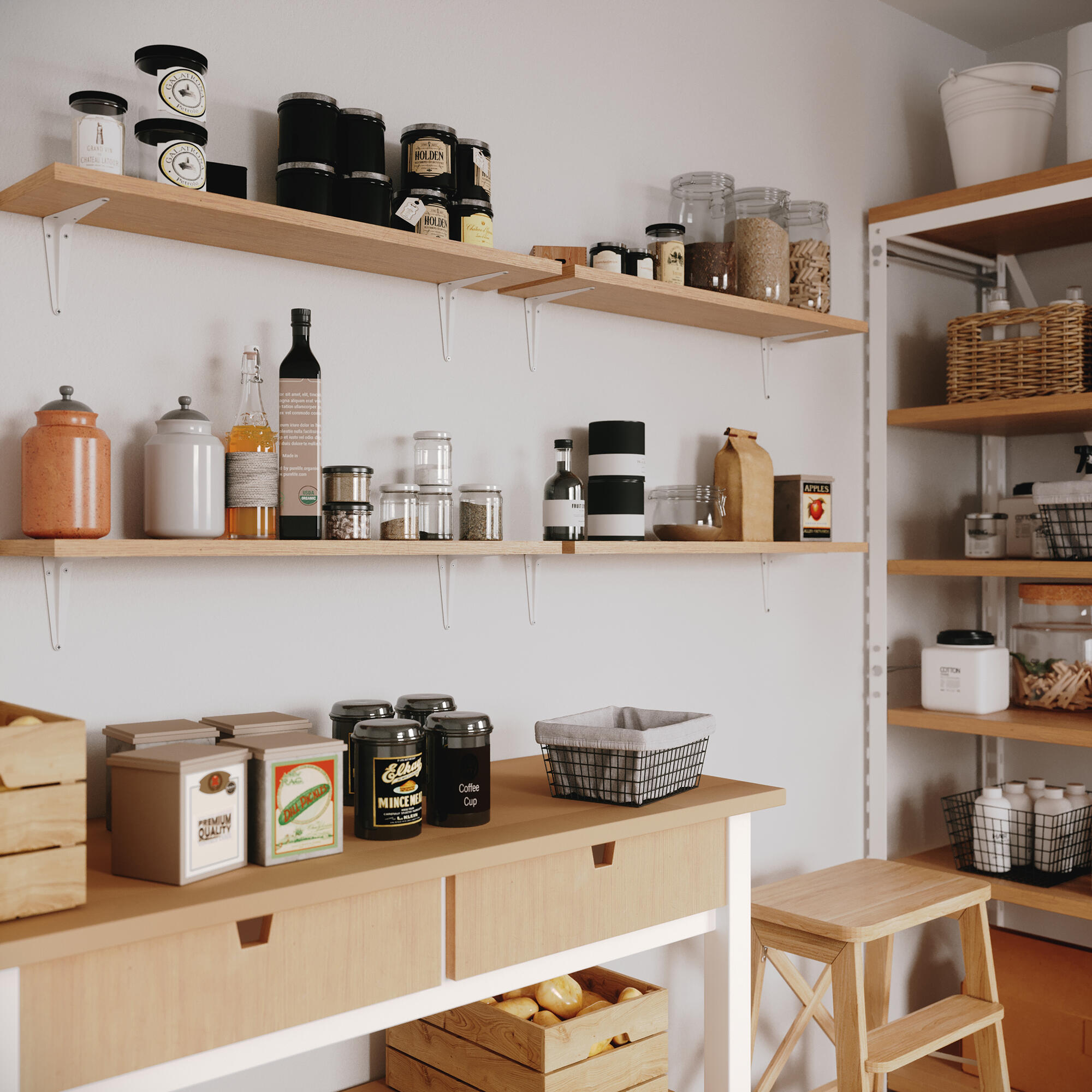 Suporte para prateleira com nervo aço branco 12,5x15 cm 13 kg Normo - 2