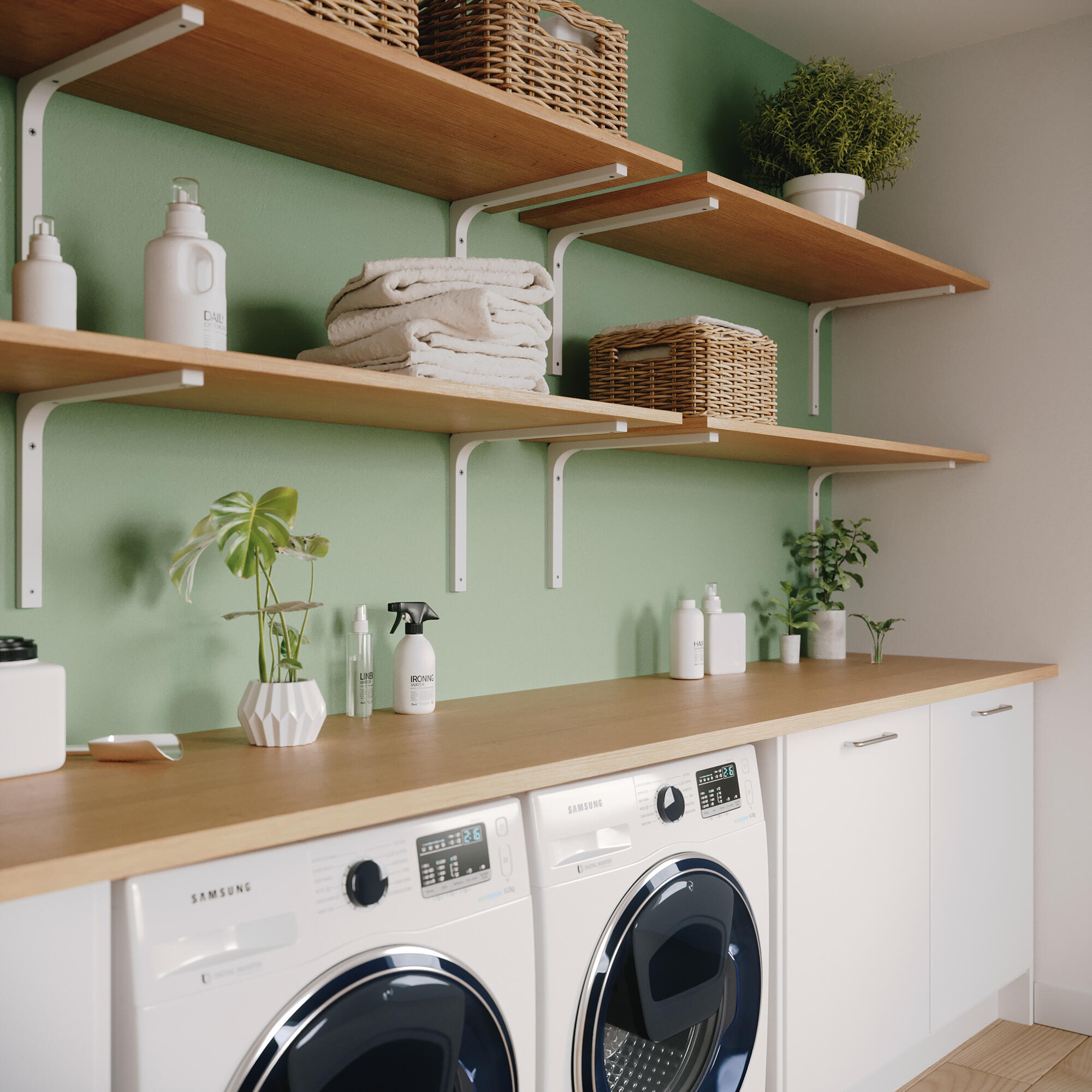 Suporte para prateleira aço branco 30x40 cm 40 kg Modern - 2