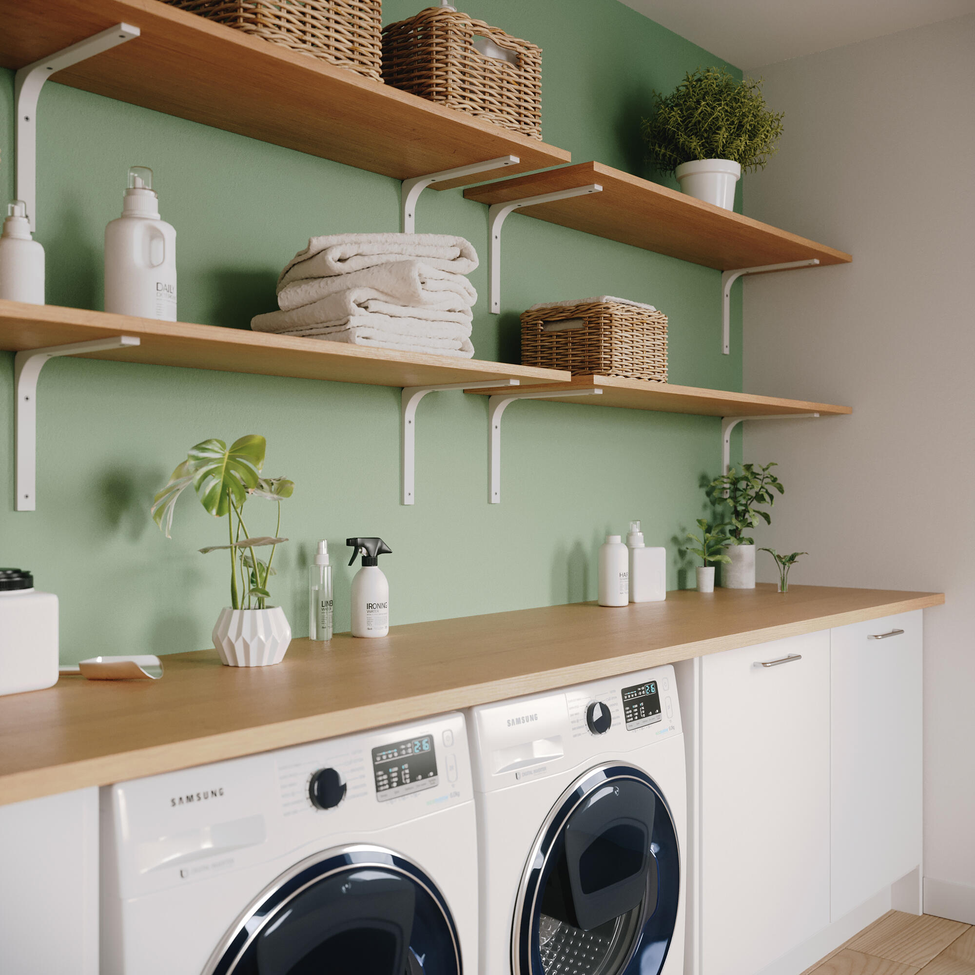 Suporte para prateleira aço branco 25x30 cm 30 kg Modern - 2