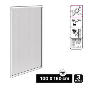 Zanzariera Per Finestra Schellenberg - Fino A 150x180cm, Nastro Adesivo, Bianco | Senza Forare - Foto 8