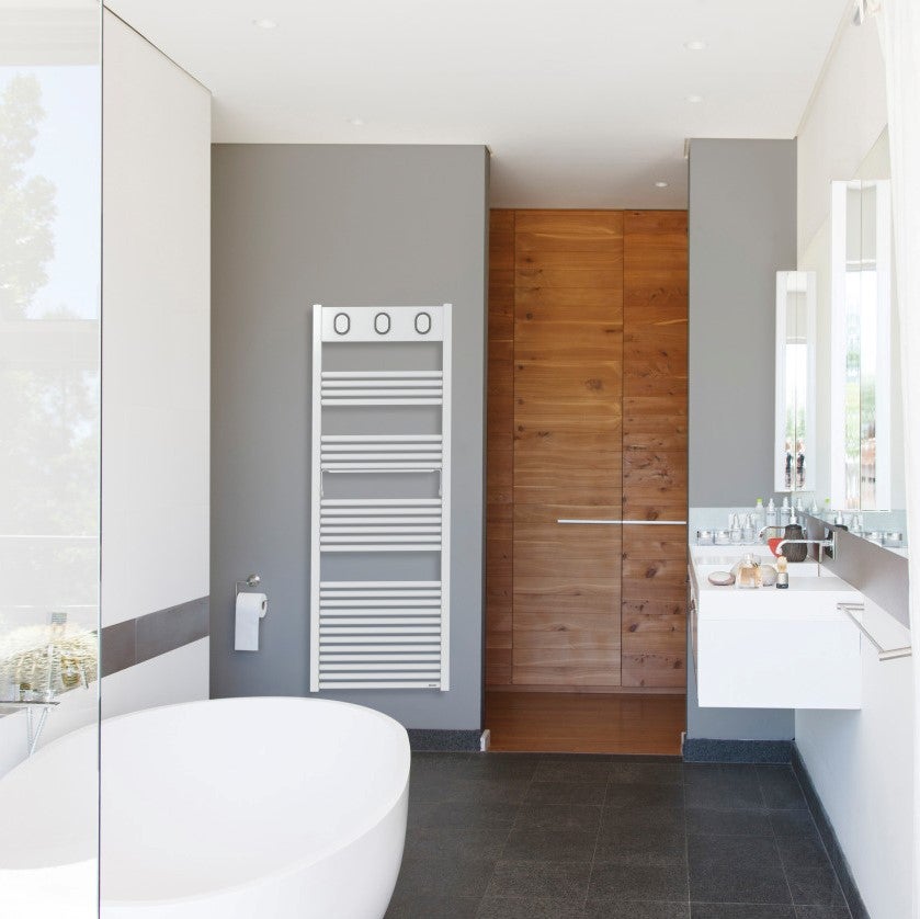 Sèche-serviettes à eau chaude eau chaude SAUTER, 631 W, H.138 x l.50 cm Marapi b - 3