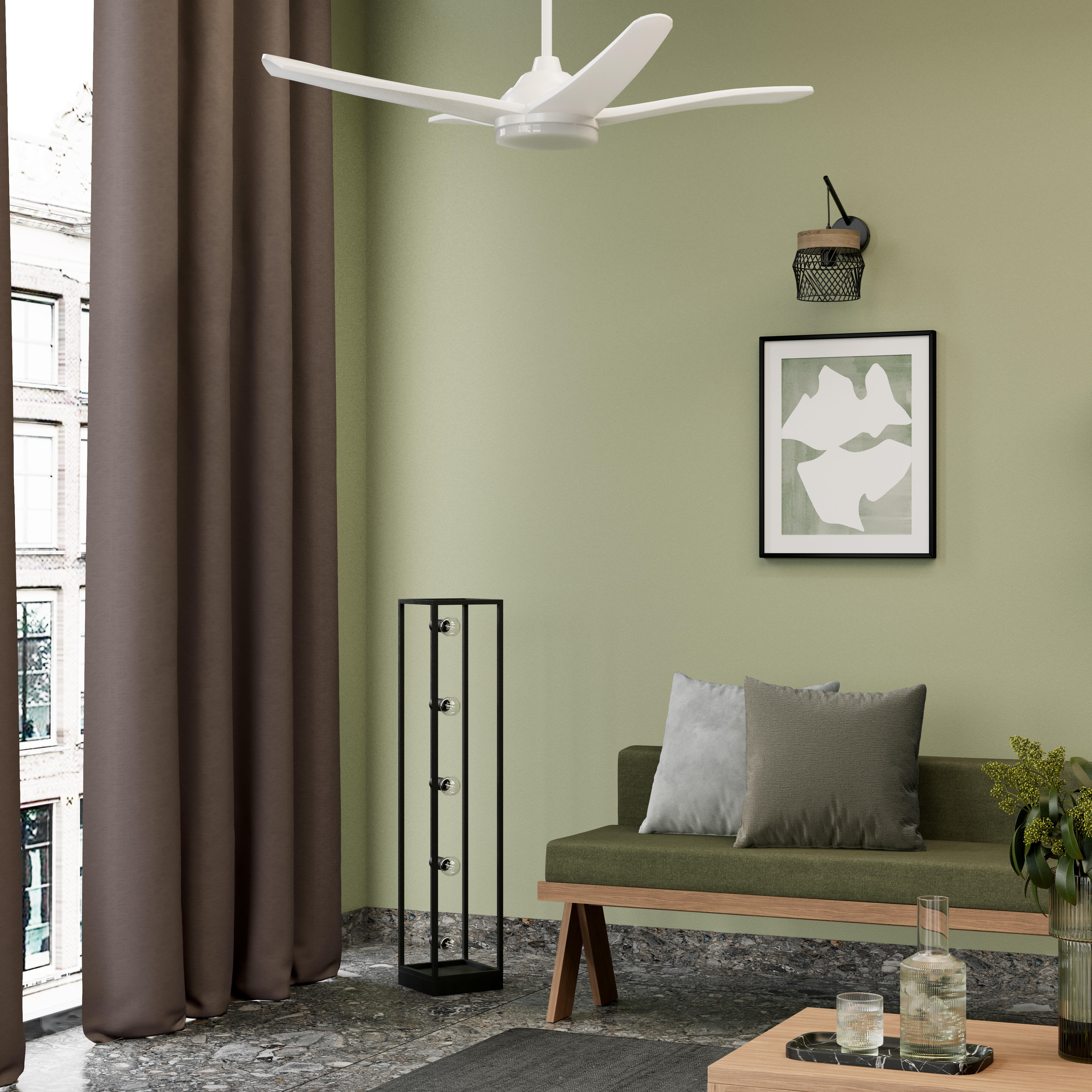 Cortinado ilhós New Manchester 140x280cm taupe Inspire - 18