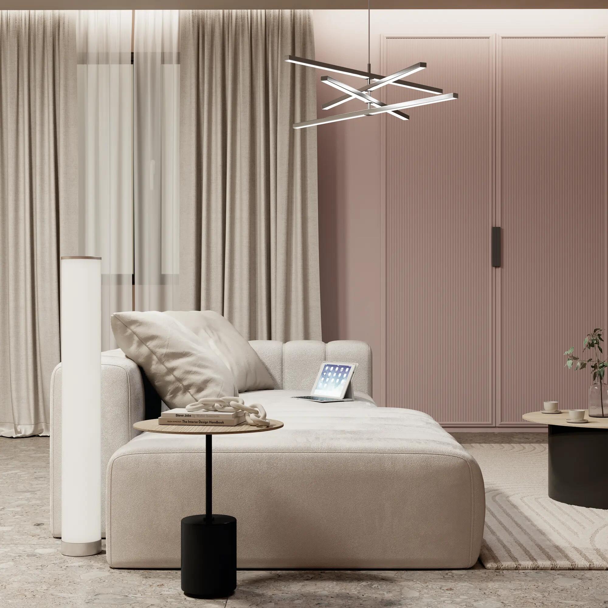 Cortinado fita e/ou presilha blackout Annalise 140x280cm bege Inspire - 4