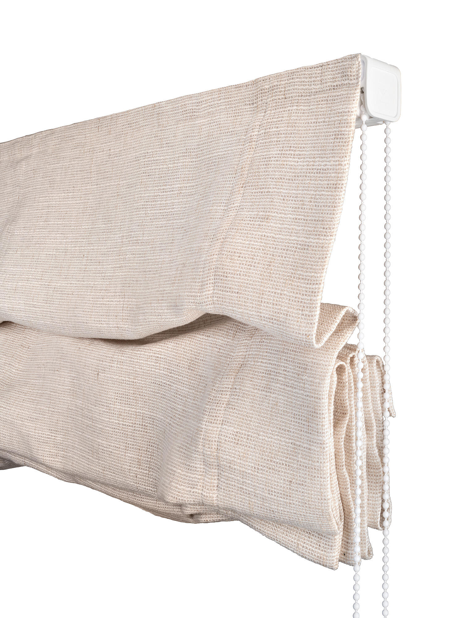 Estor plegable paquetto opaco Toscana 90x175 cm poliéster liso beige con cadena - 3