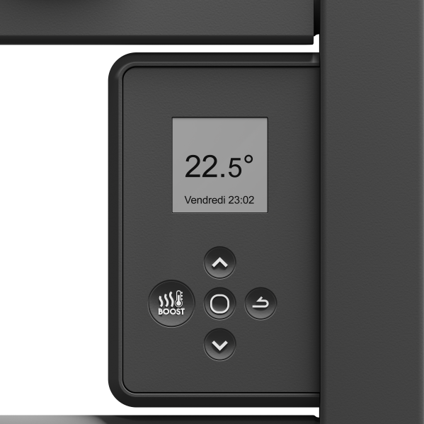 Sèche-serviettes électrique soufflant MARAPI TACTILE SAUTER 1500W anthracite - 4