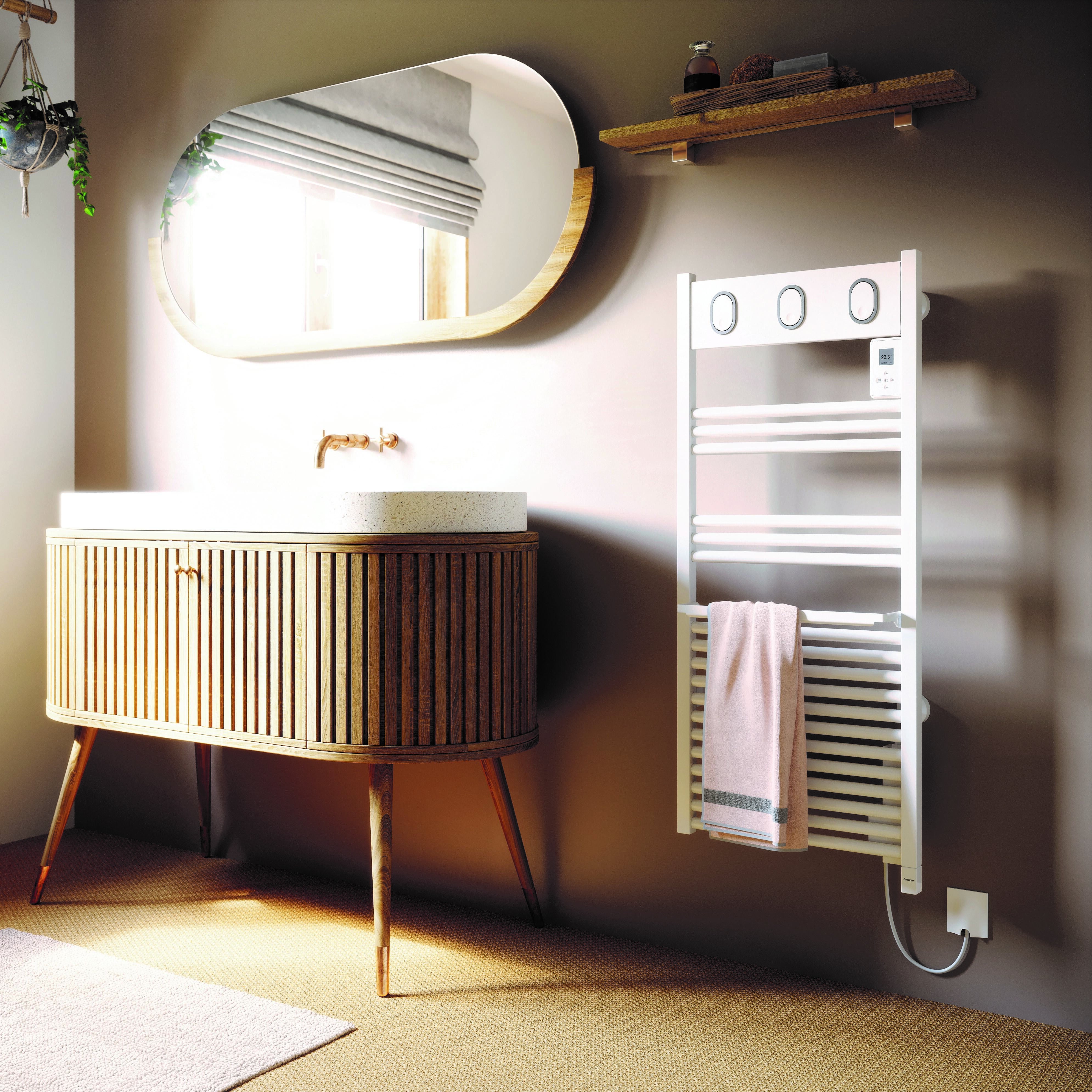 Sèche-serviettes électrique MARAPI TACTILE SAUTER 500W blanc - 2