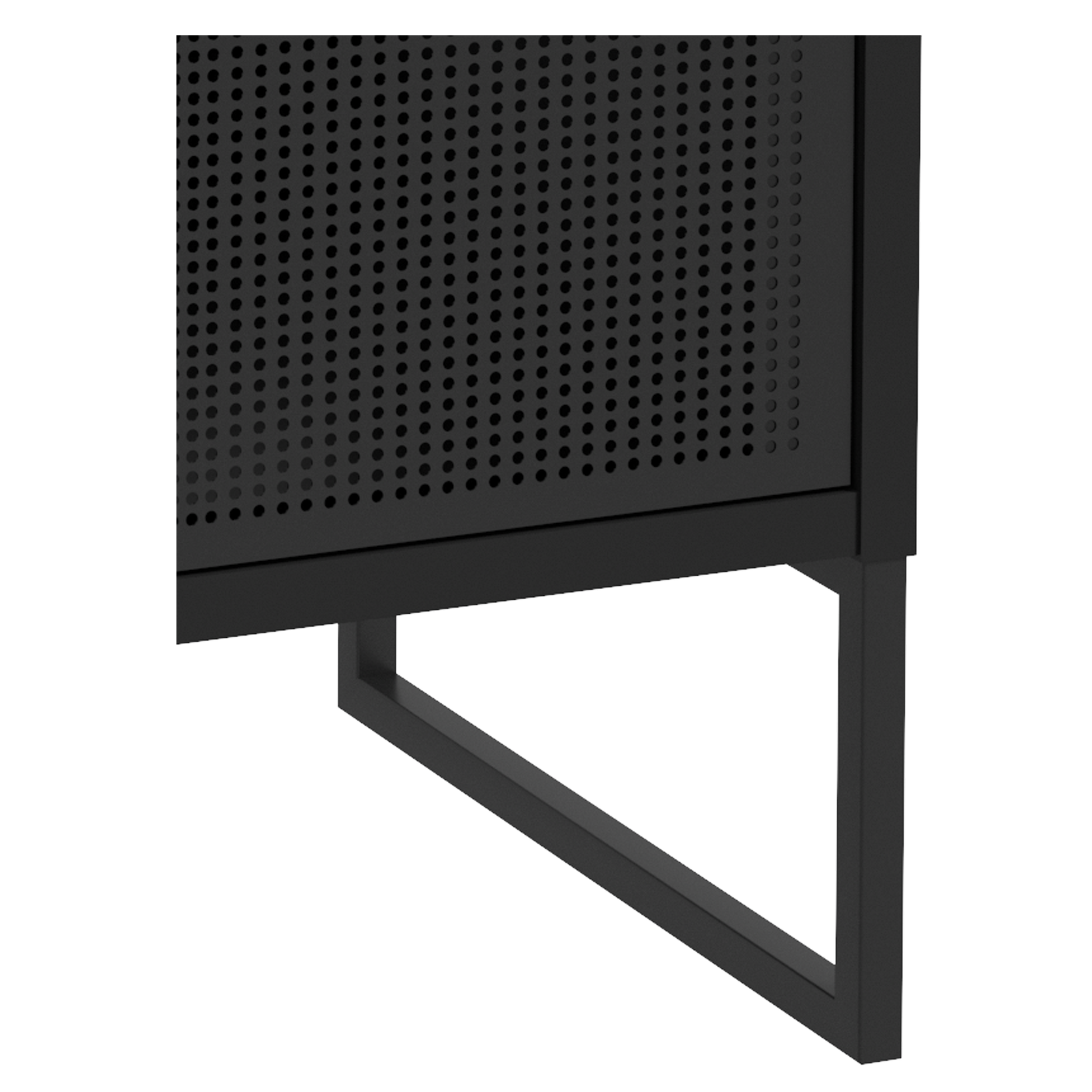 Szafka pod umywalkę stojąca Fiora 70x43.5x80 cm czarna Defra - 5