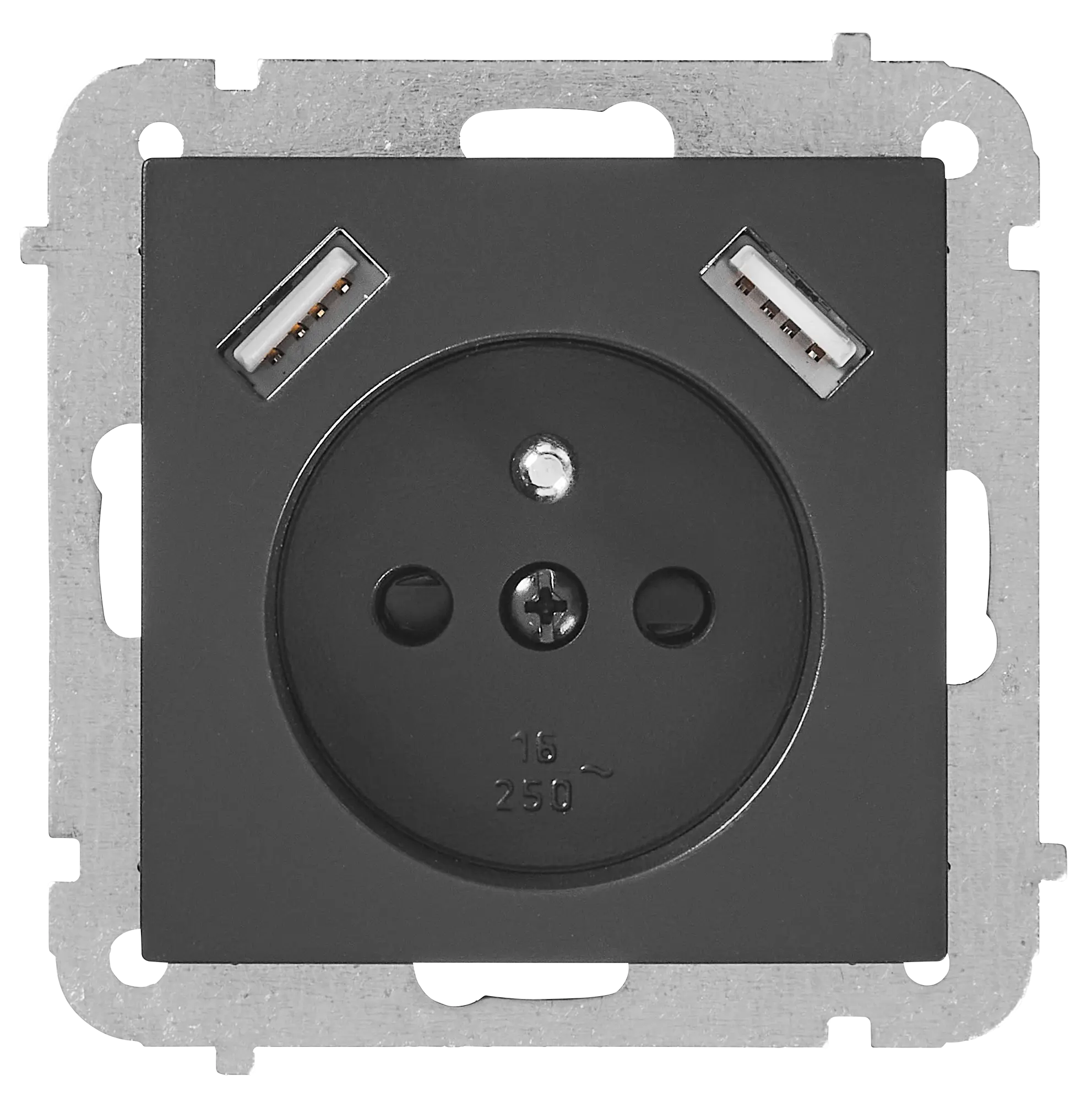 Gniazdo USB Czarny FLAVIA ELEKTRO-PLAST