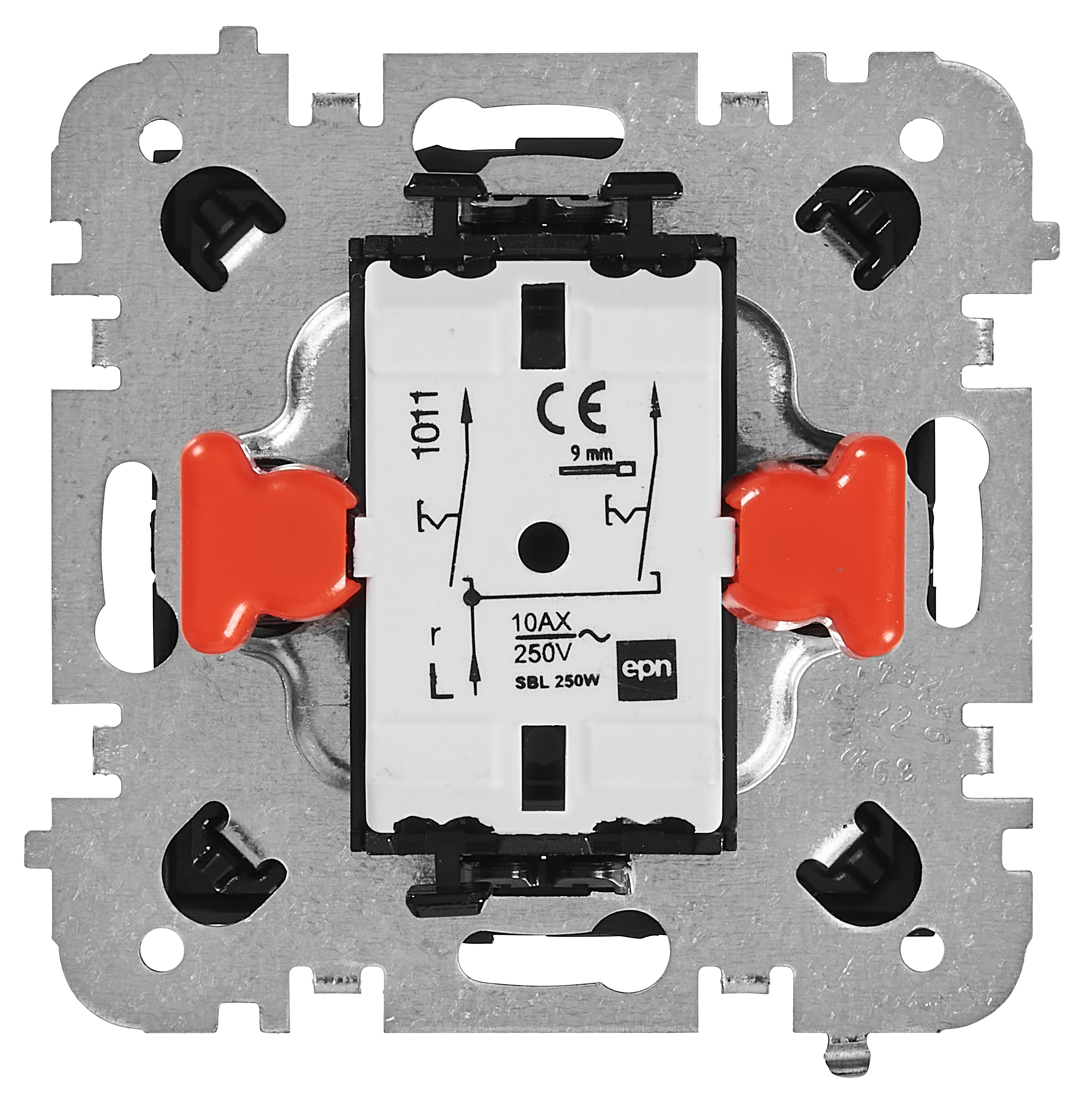 Włącznik podwójny Czarny FLAVIA ELEKTRO-PLAST - 2