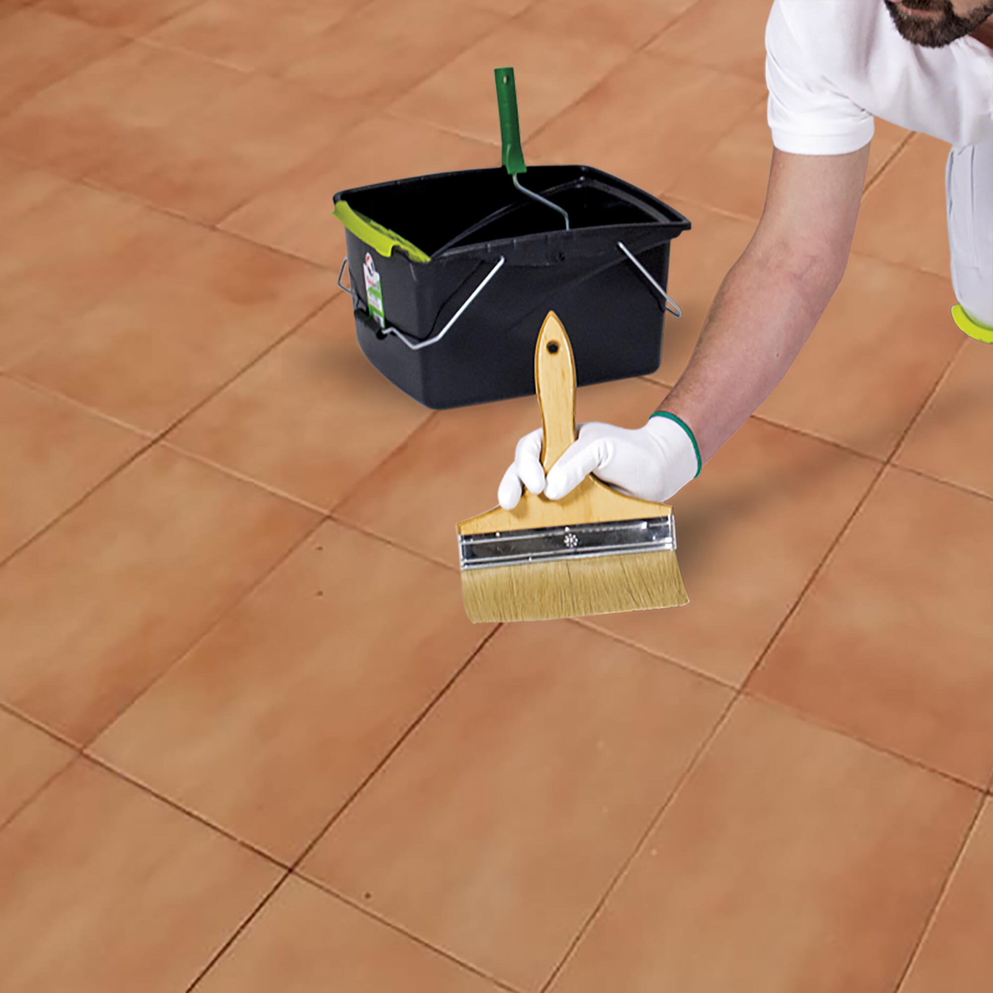 Impermeabilizante exterior MONESTIR incoloro para fachadas y suelos de mármol, piedra, terracota, cerámica, porcelana 1 Litro. Acrílico. Mejorar la adherencia e impermeabilizar. - 3