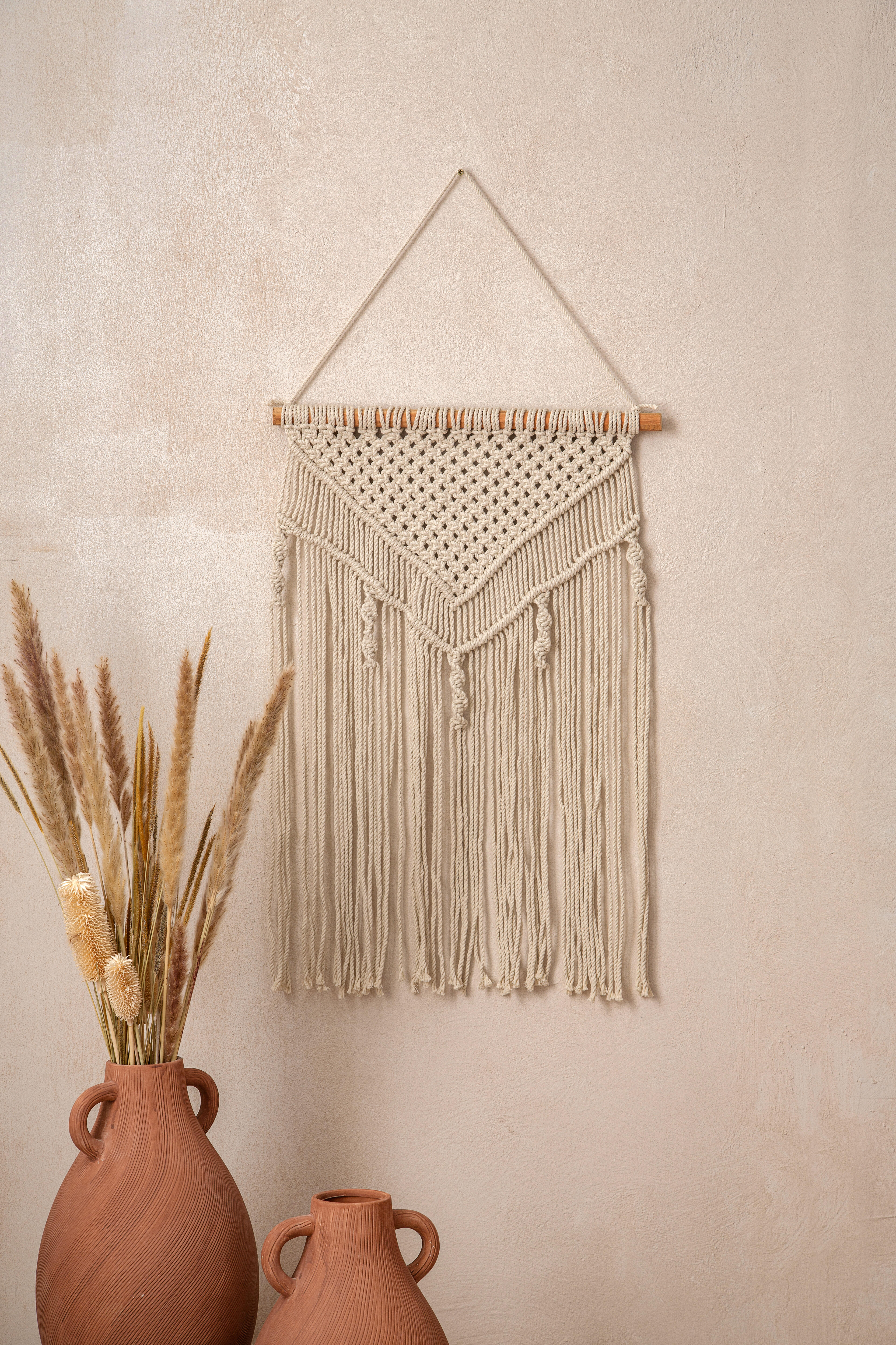 Painel decorativo perede macrame 40 x 60 cm  Nº3 - 10