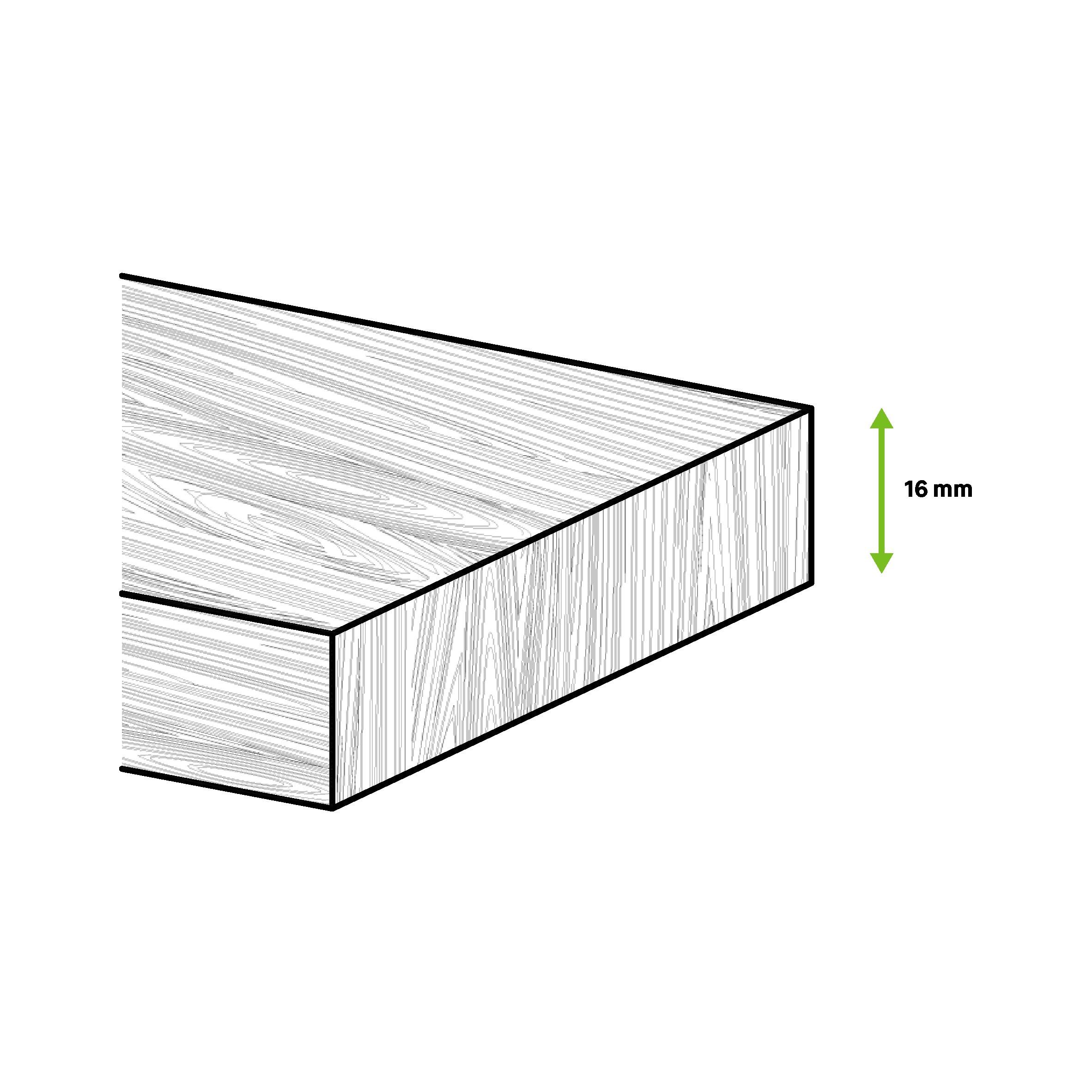 Tablero aglomerado en melamina blanco de 122x244x1,6cm (anchoxaltoxgrosor) - 2