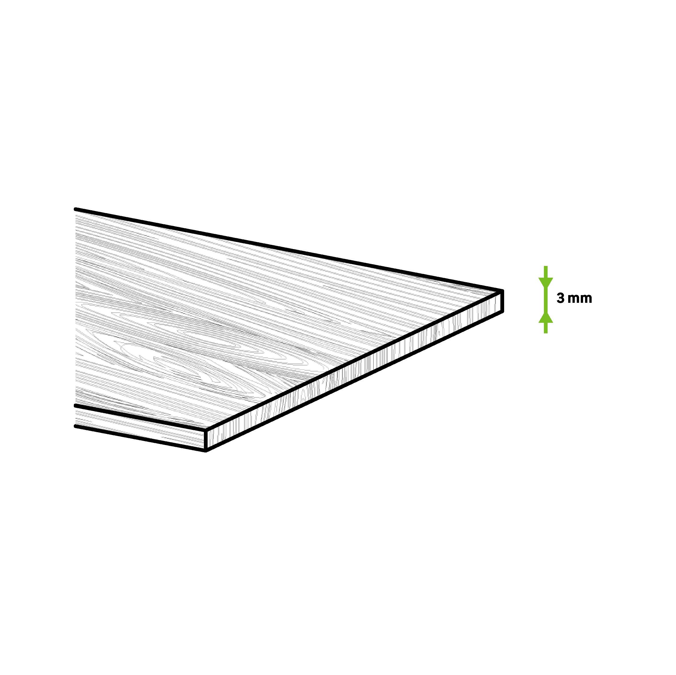 Tablero de HDF crudo 61x122x0,3 cm (anchoxaltoxgrosor) - 2