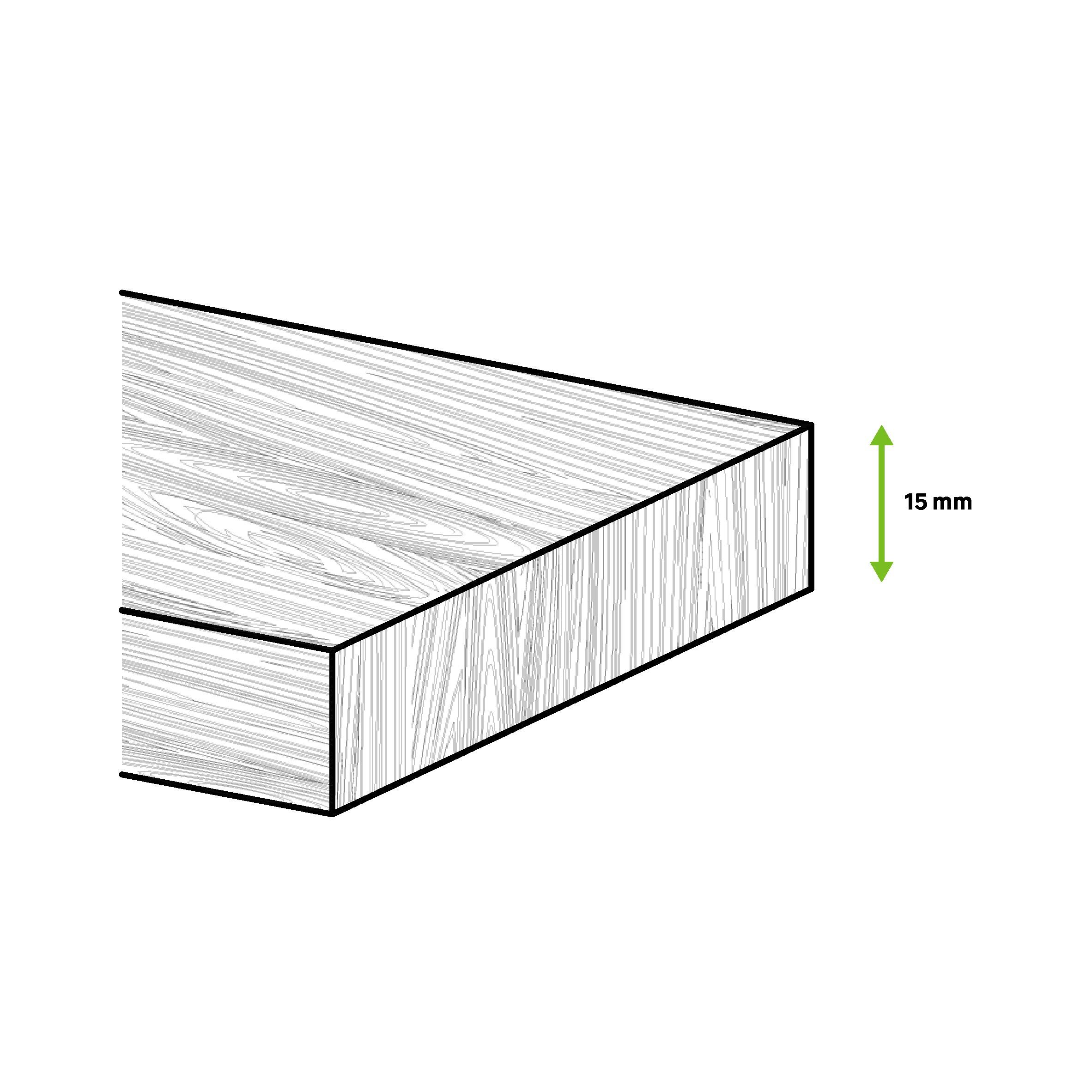 Tablero de contrachapado crudo 60x120x1,5 cm (anchoxaltoxgrosor) - 2