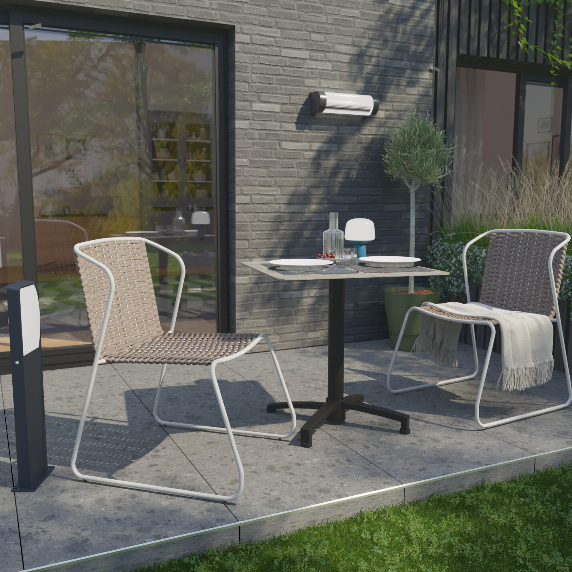 Candeeiro de mesa Inspire Luno 80lm IP44 azul Inspire - 24