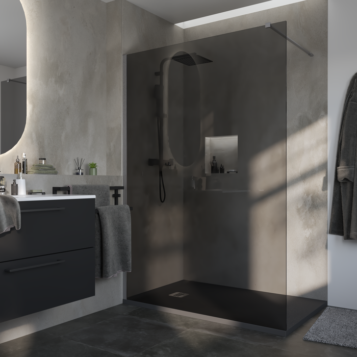 ściana prysznica w łazience