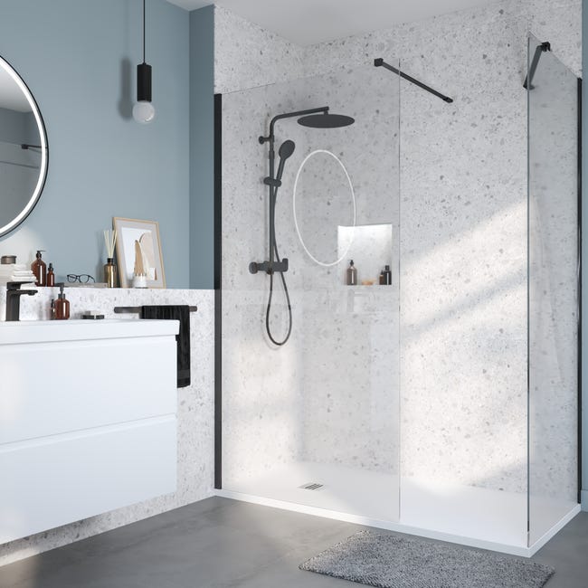 Panier de Douche Tiger Noon Angle Acier Inoxydable Brossé Panier de Douche Tiger Noon Angle Acier Inoxydable Brossé