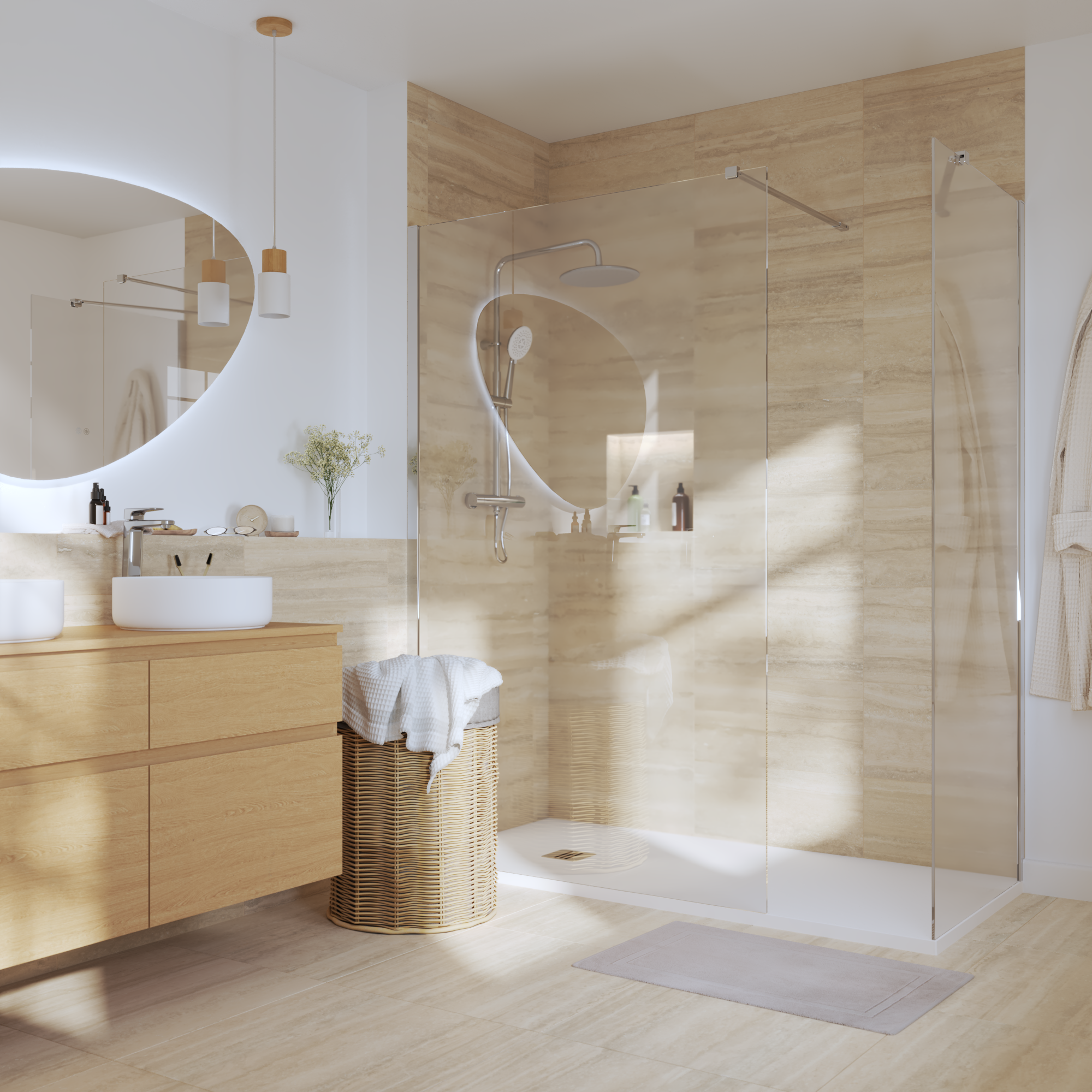 Base de duche SENSEA REMIX RESINA 80X180 BRANCO MATE - 11