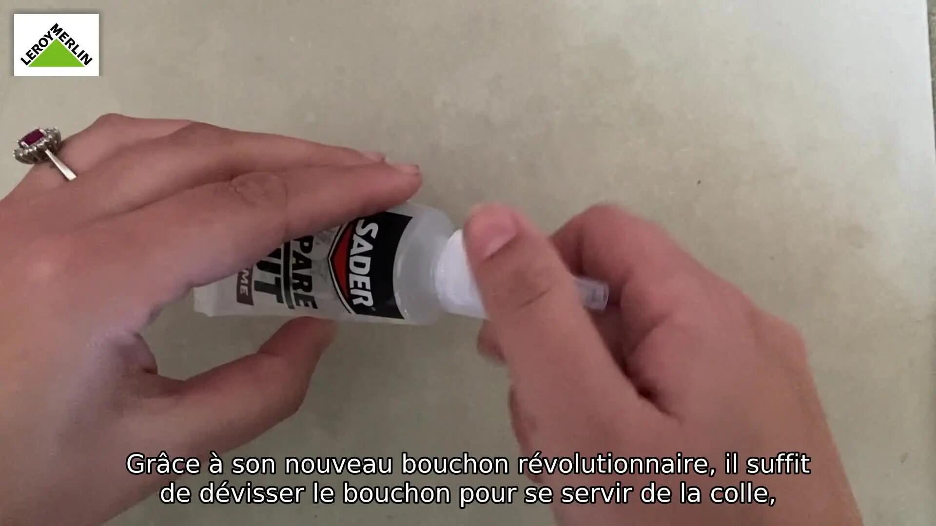 Colle d'assemblage gel cyanoacrylate SADER Répare tout extrême transparent, 30g - 6