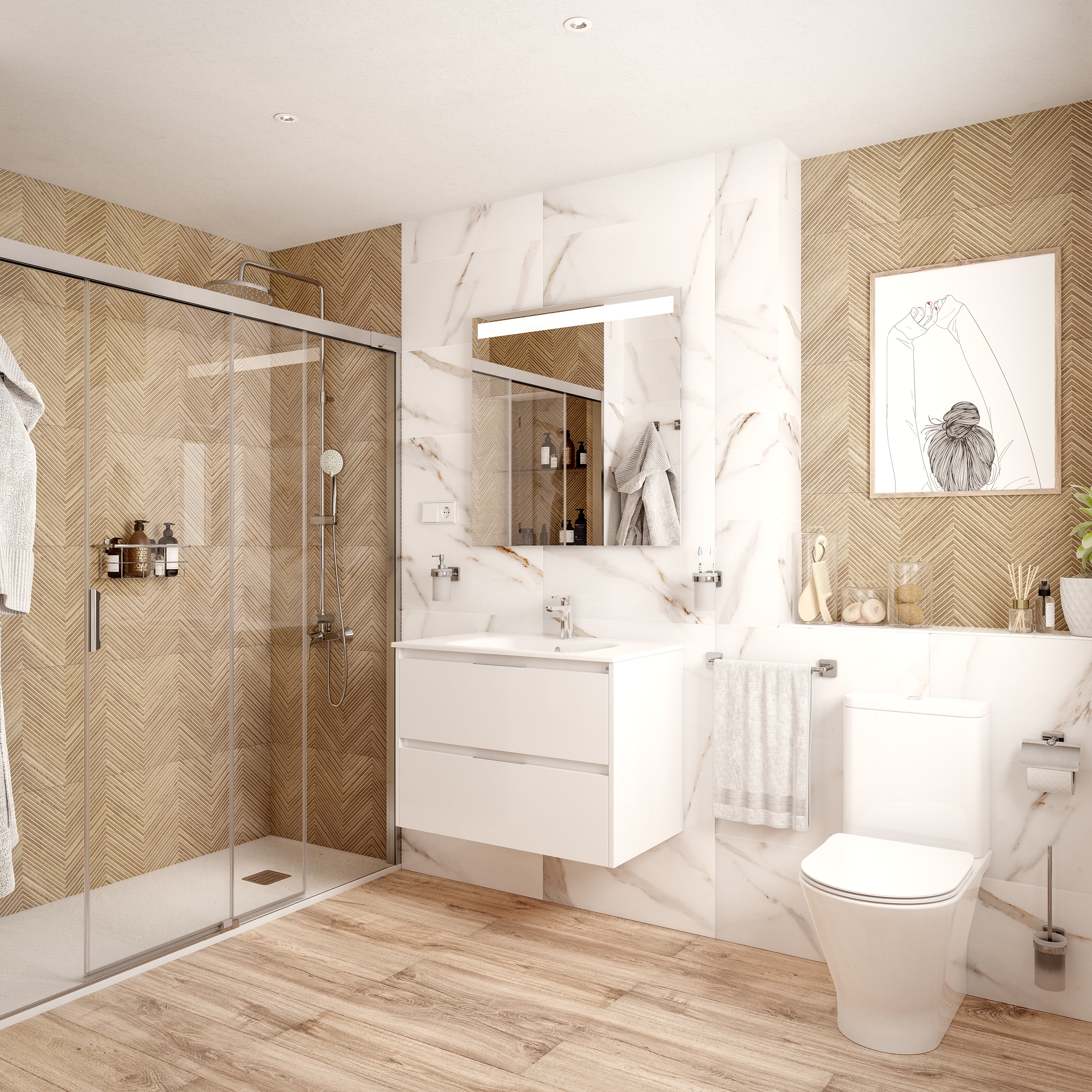 15 muebles de baño de estilo moderno perfectos para inspirarte y renovar el  tuyo