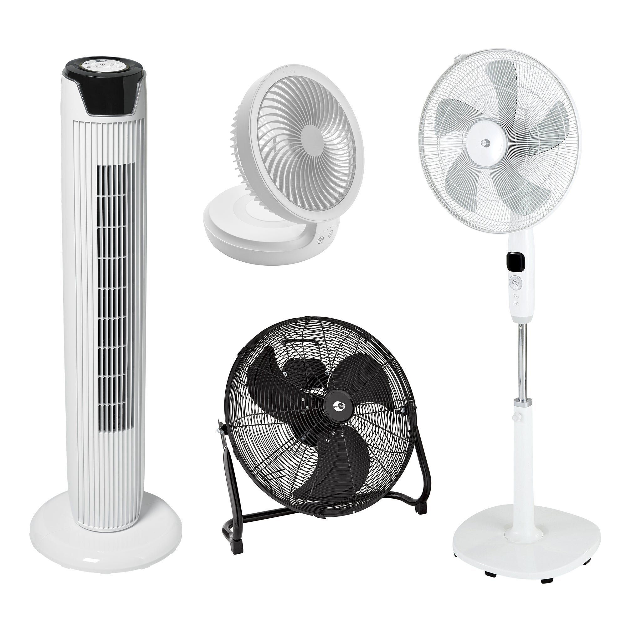 Ventilador de aire de pie con ventilador de pie, humidificador industrial  oscilante, ventilador silencioso para oficina en casa y restaurante, 3