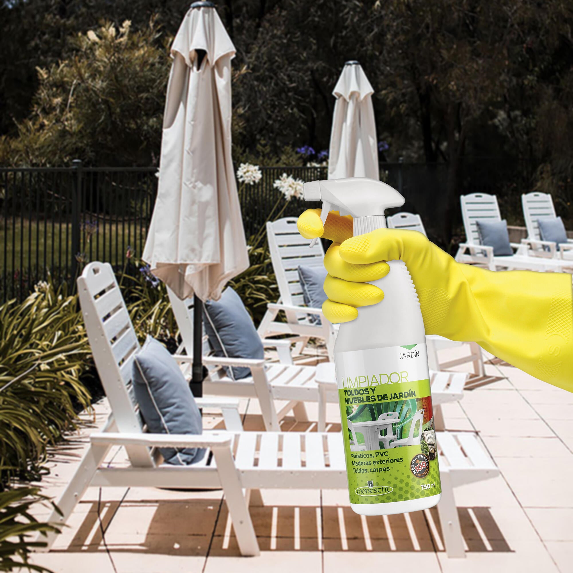 Limpiador toldos y muebles de jardin MONESTIR 750ml - 2
