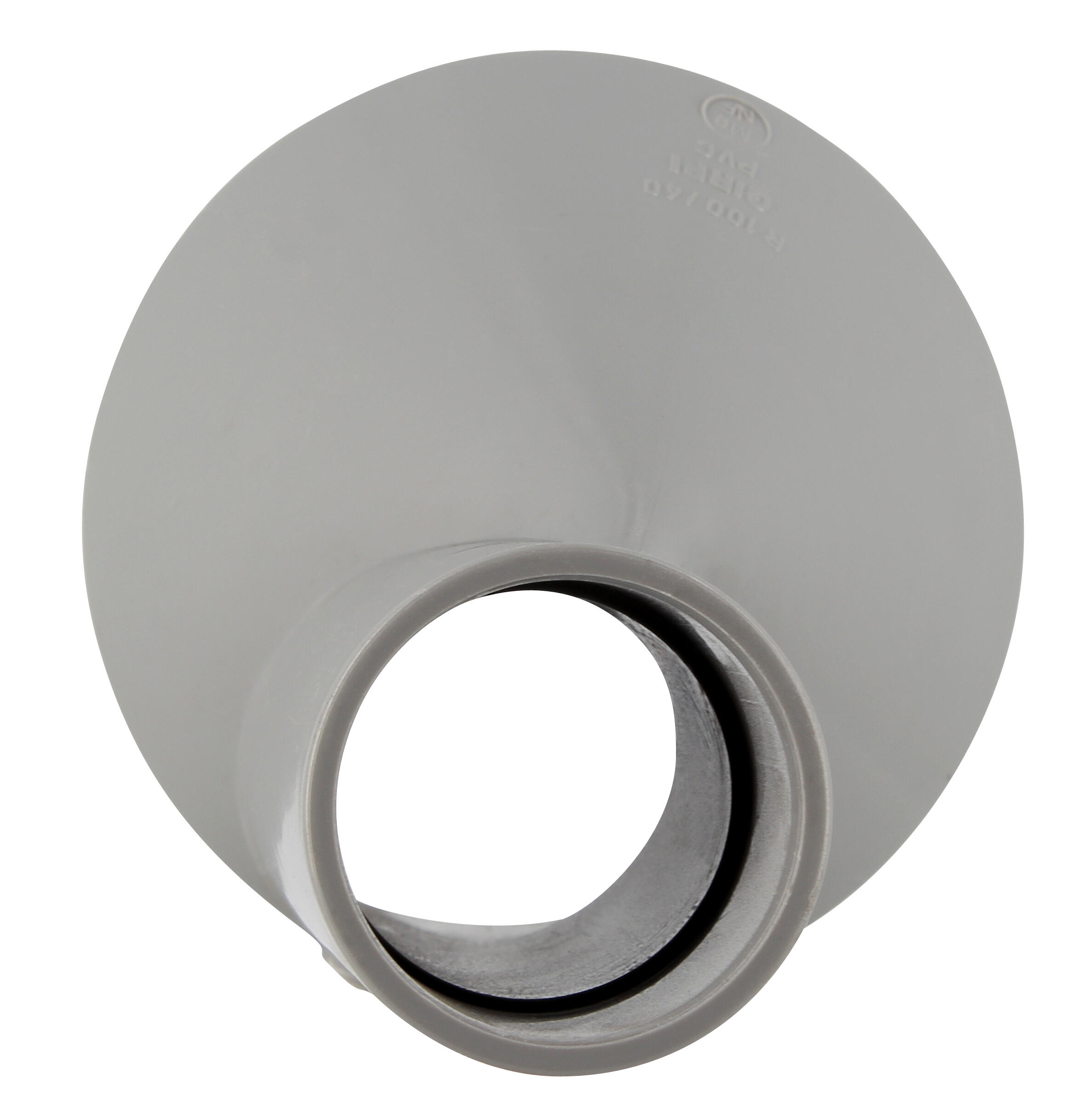 Réduction excentrée mâle / femelle pvc Diam.100/40 mm GIRPI - 2