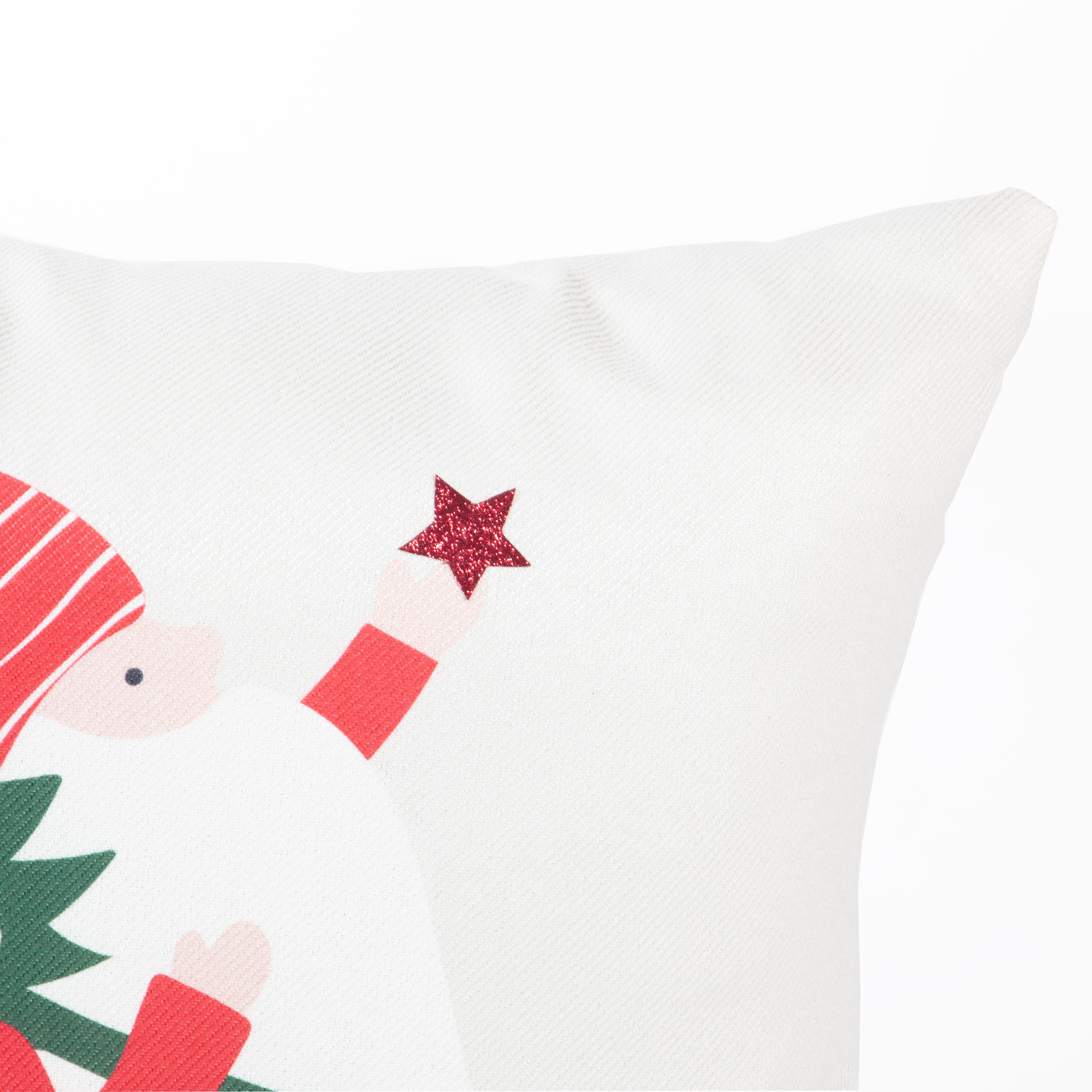 Coussin Ohoh, rouge l.45 x H.45 cm - 3