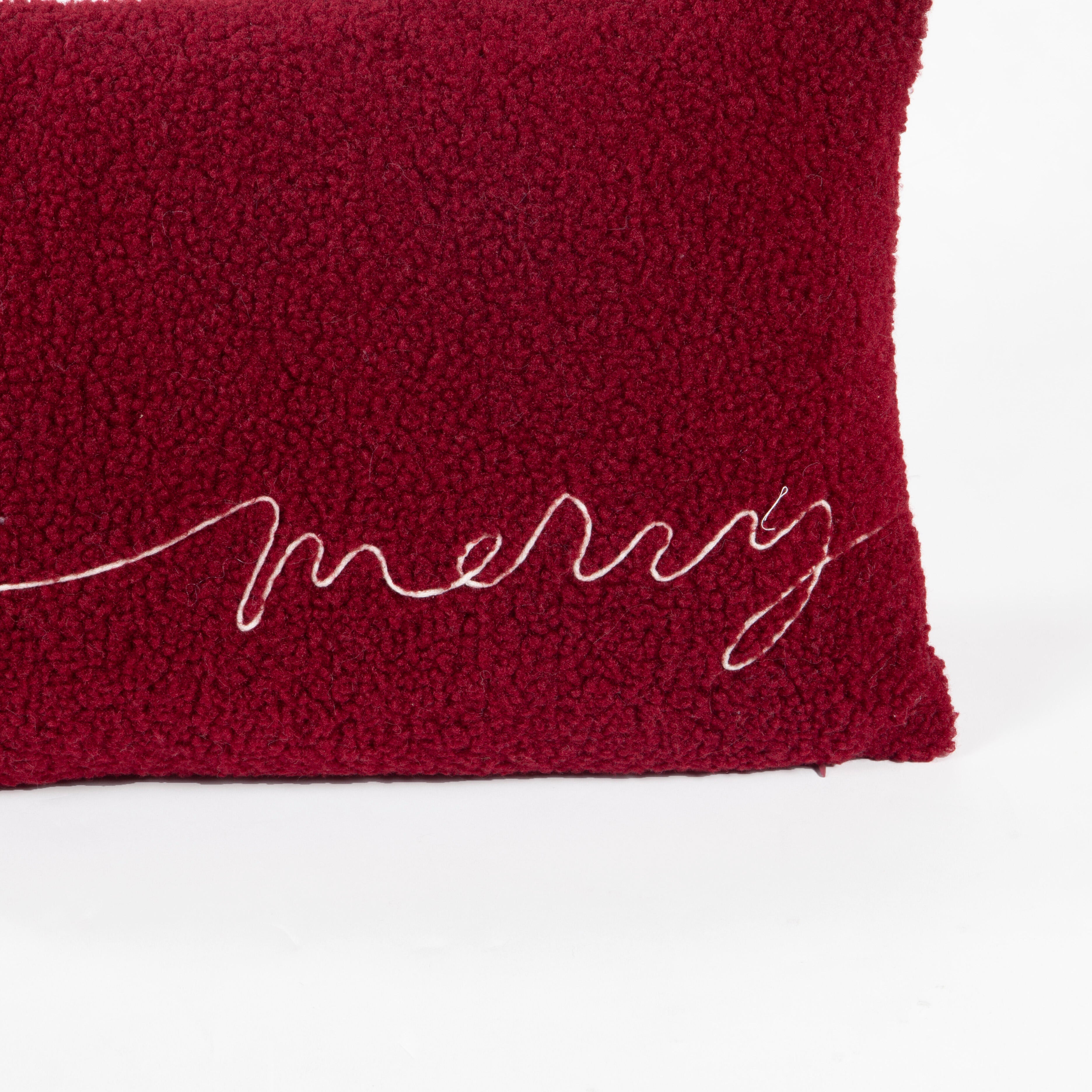 Coussin Merry, rouge l.30 x H.10 cm - 3