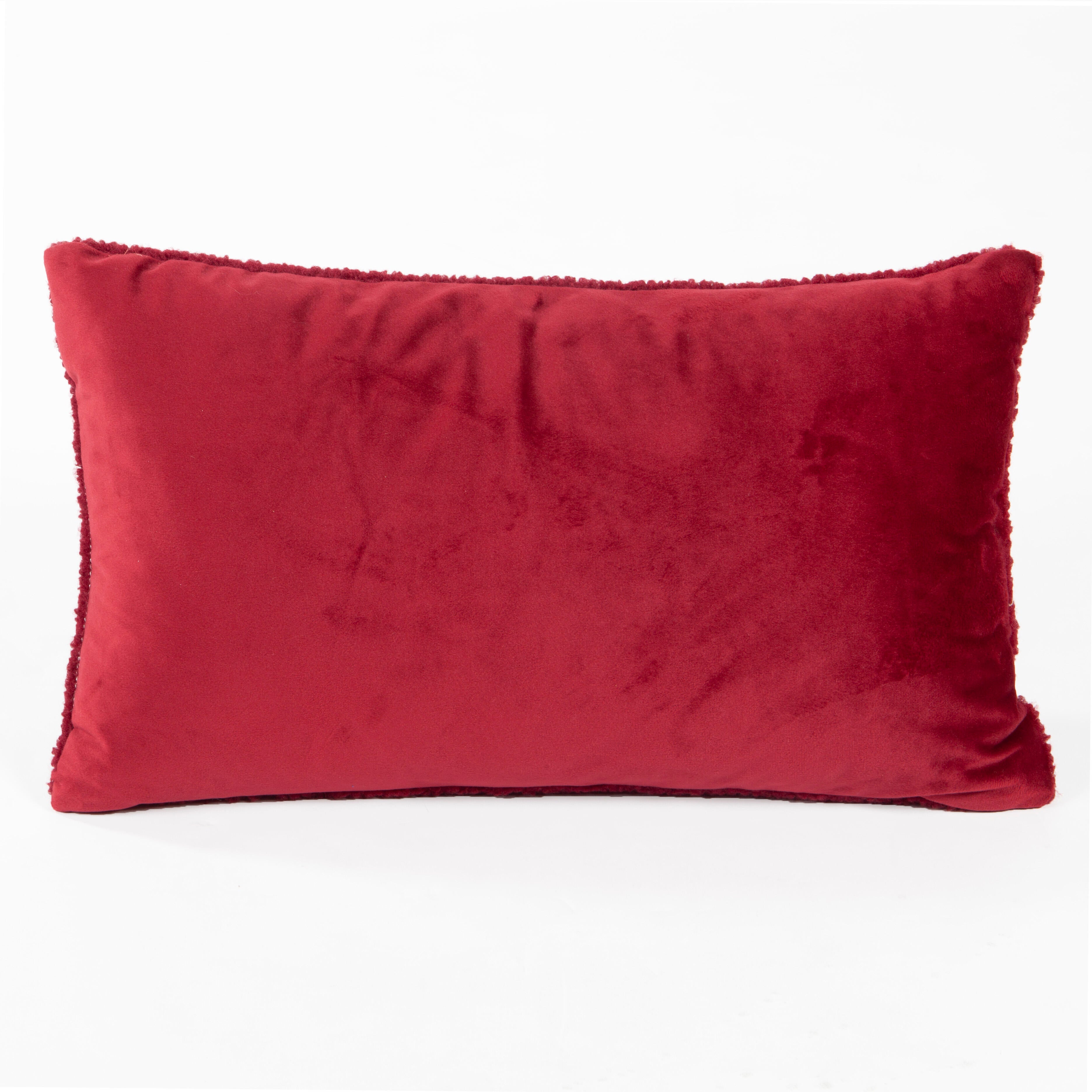 Coussin Merry, rouge l.30 x H.10 cm - 2